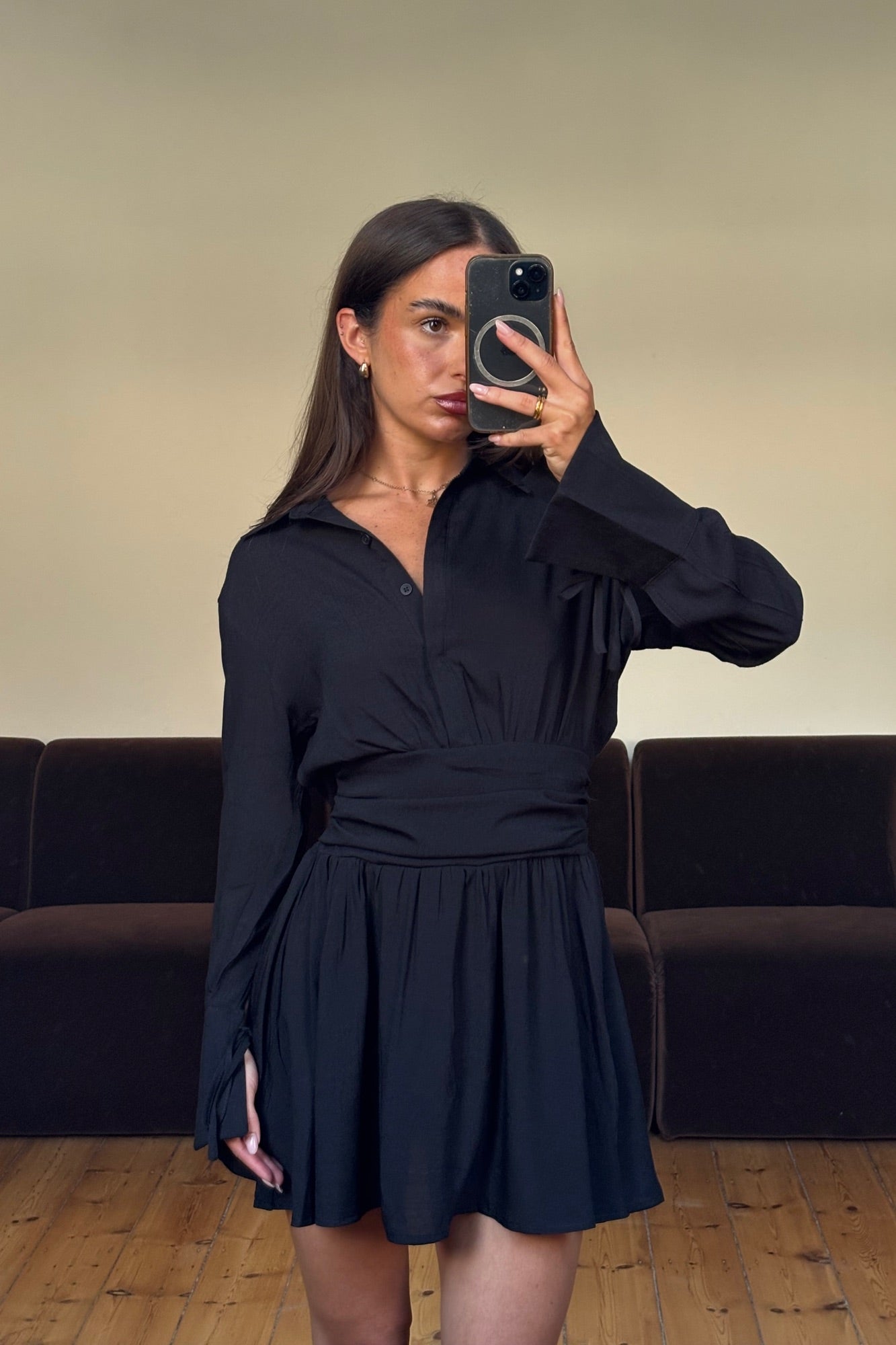 Lee Mini Dress Black