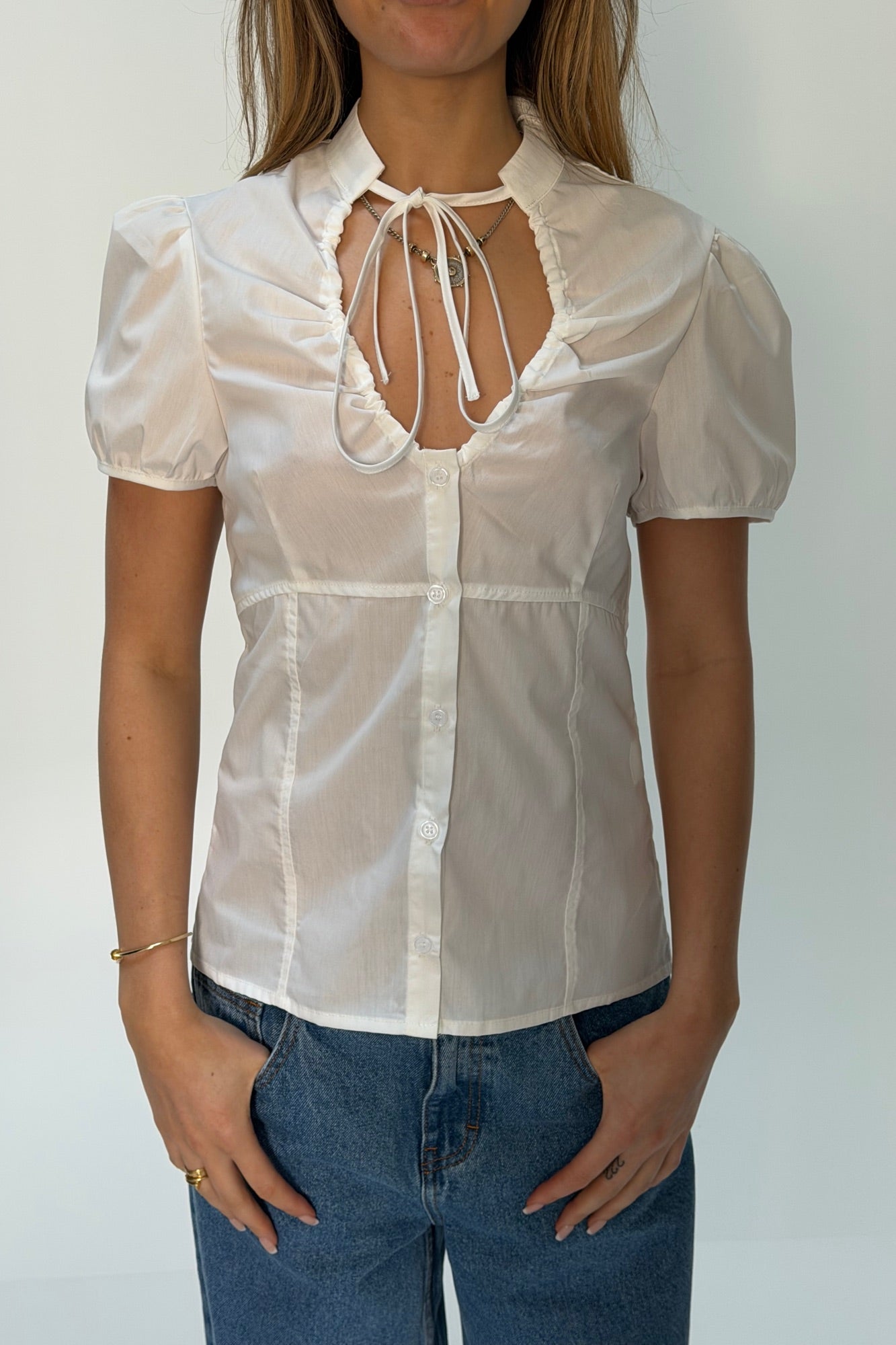 Nixie Top White