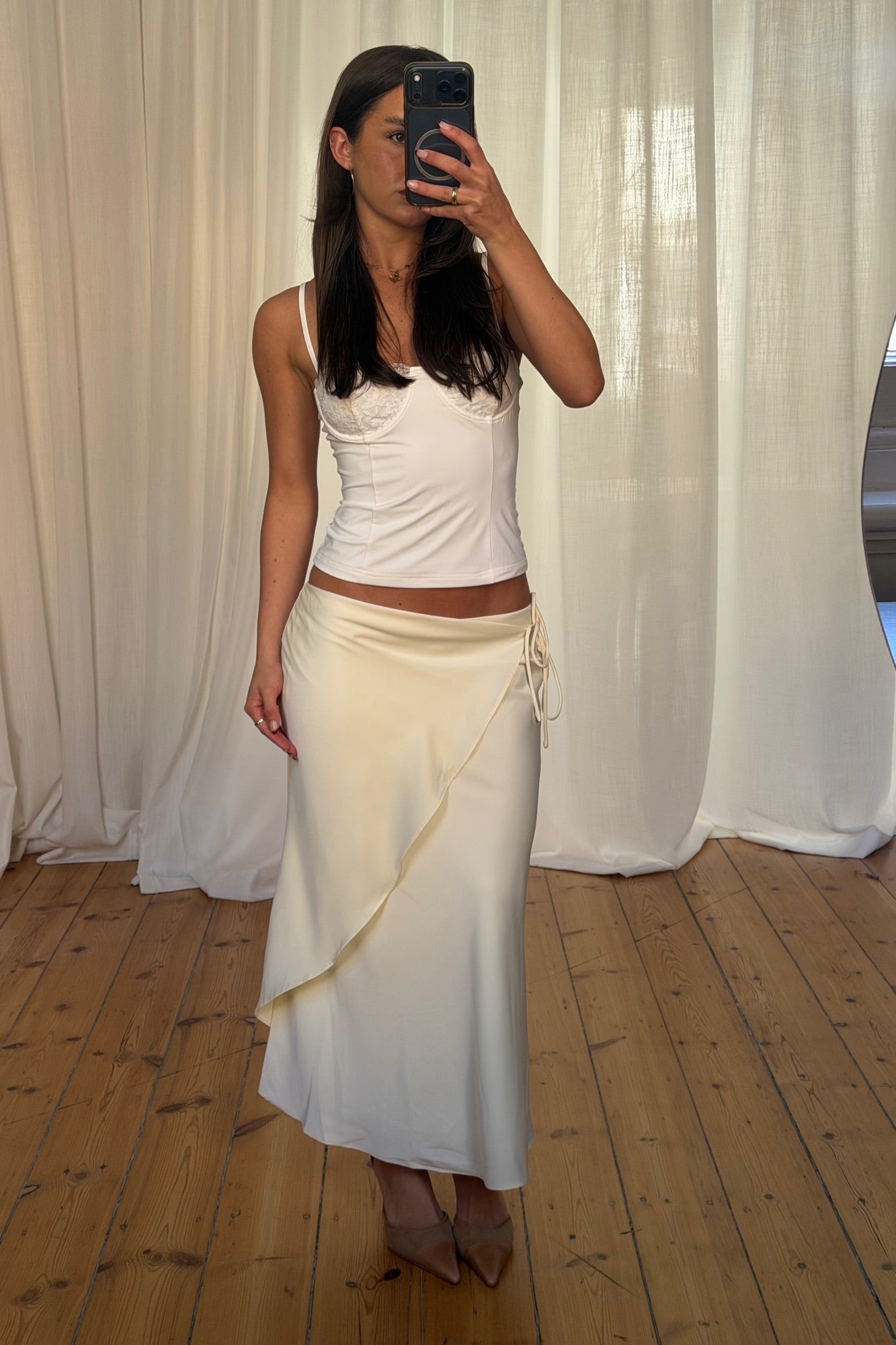 Levi Maxi Skirt Lemon