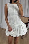 Bridie Mini Dress White