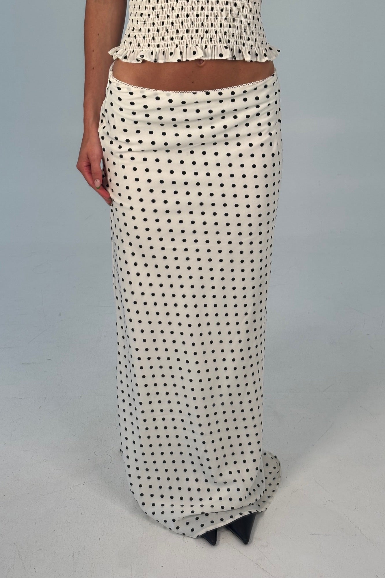 Poppy Maxi Skirt White