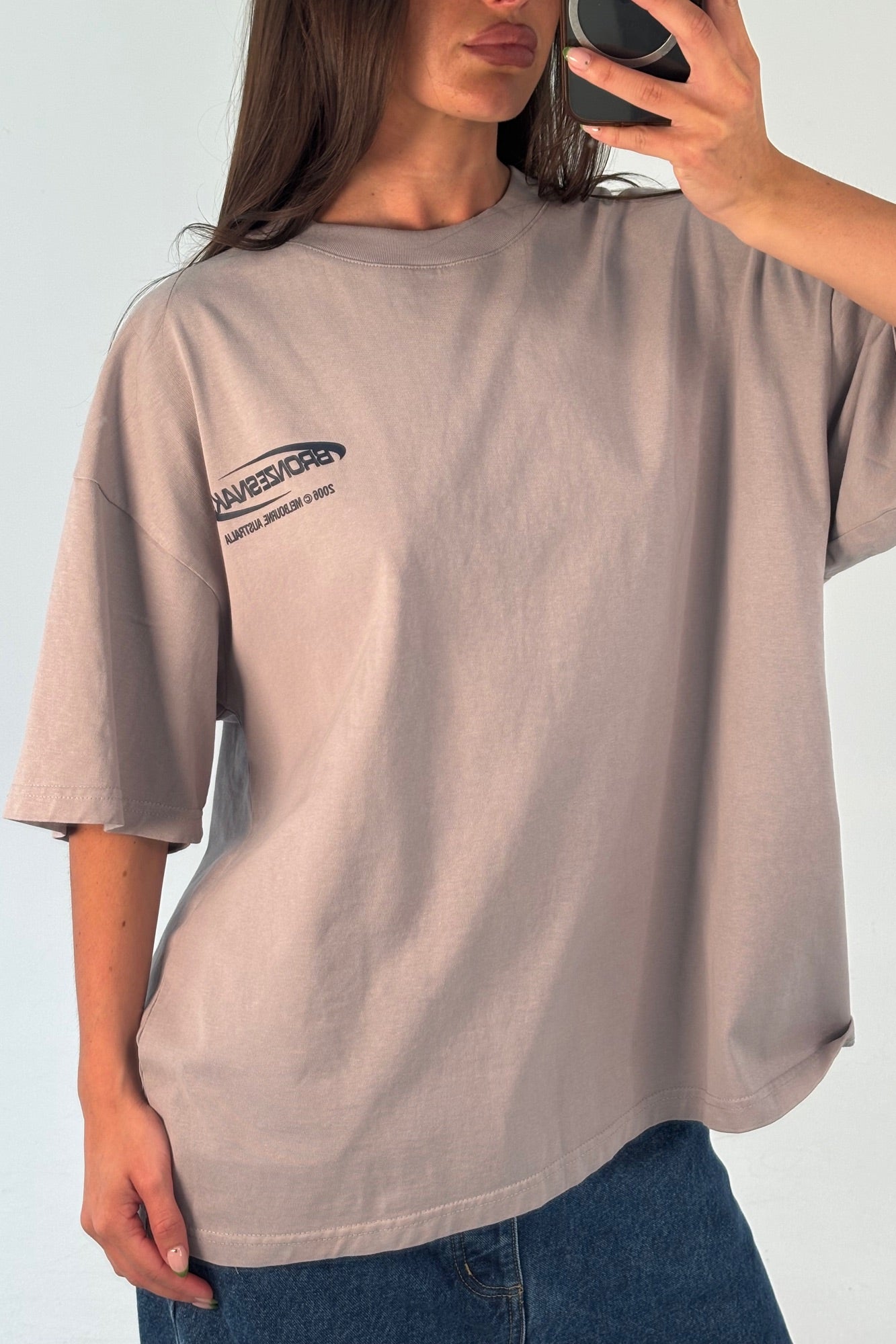 Unisex Bronze Snake Classic Tee Grey