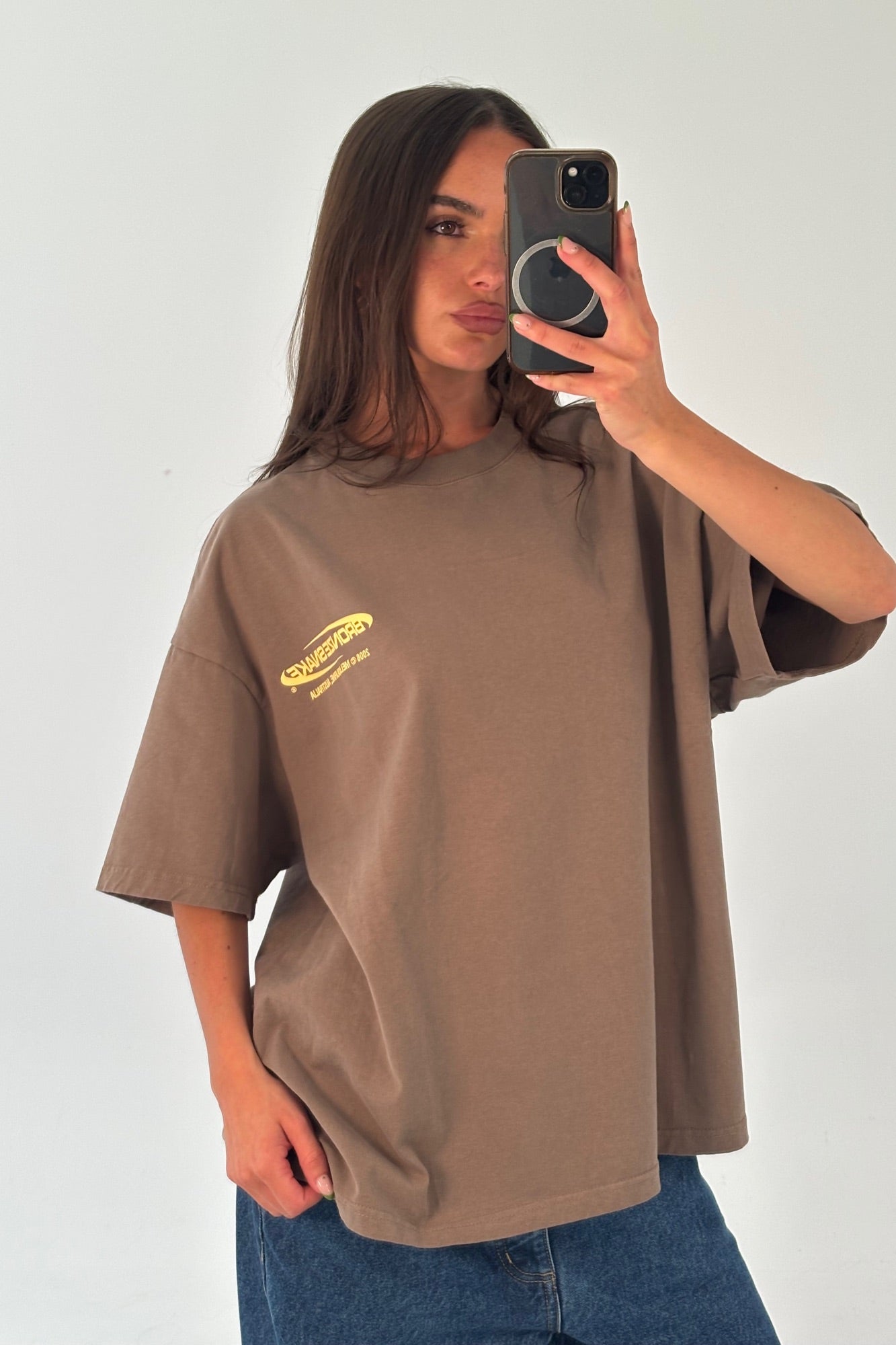 Unisex Bronze Snake Classic Tee Army