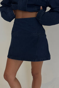 Evelyn Denim Skirt Indigo