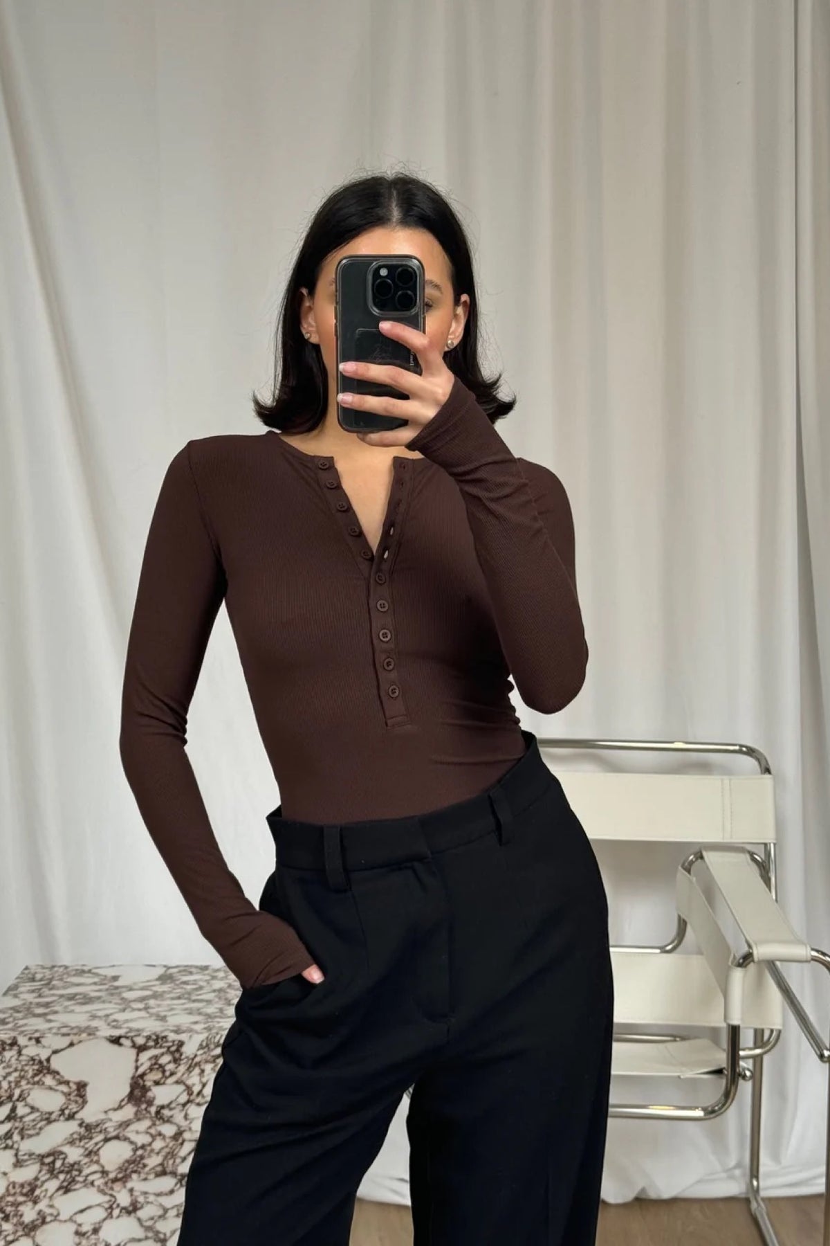 Lara Bodysuit Choc