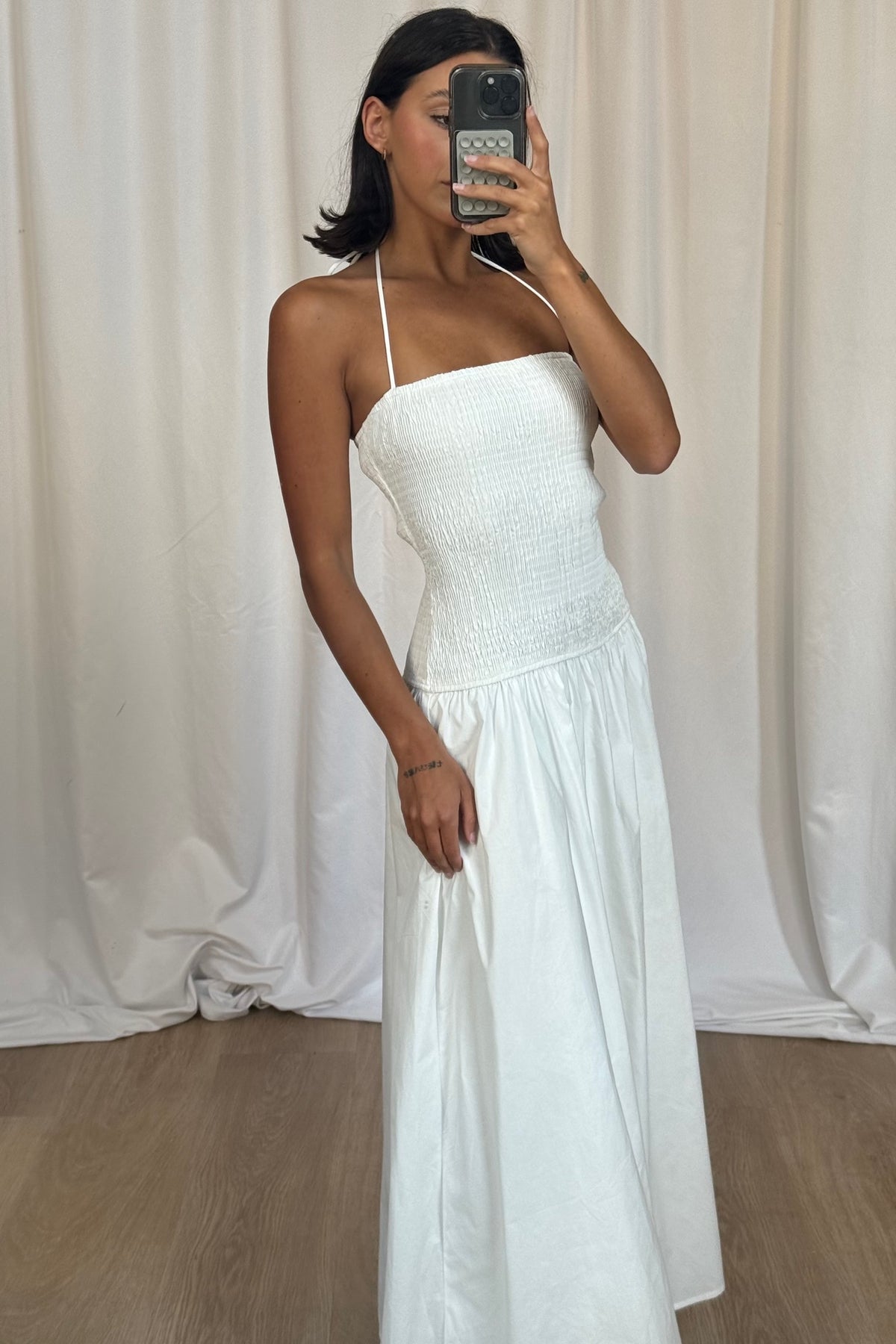 Krystal Maxi Dress White