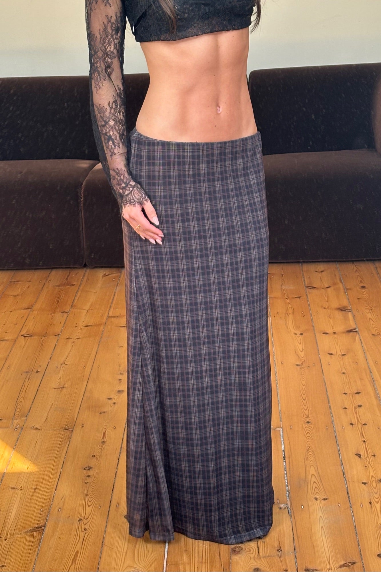 Talisha Maxi Skirt Army