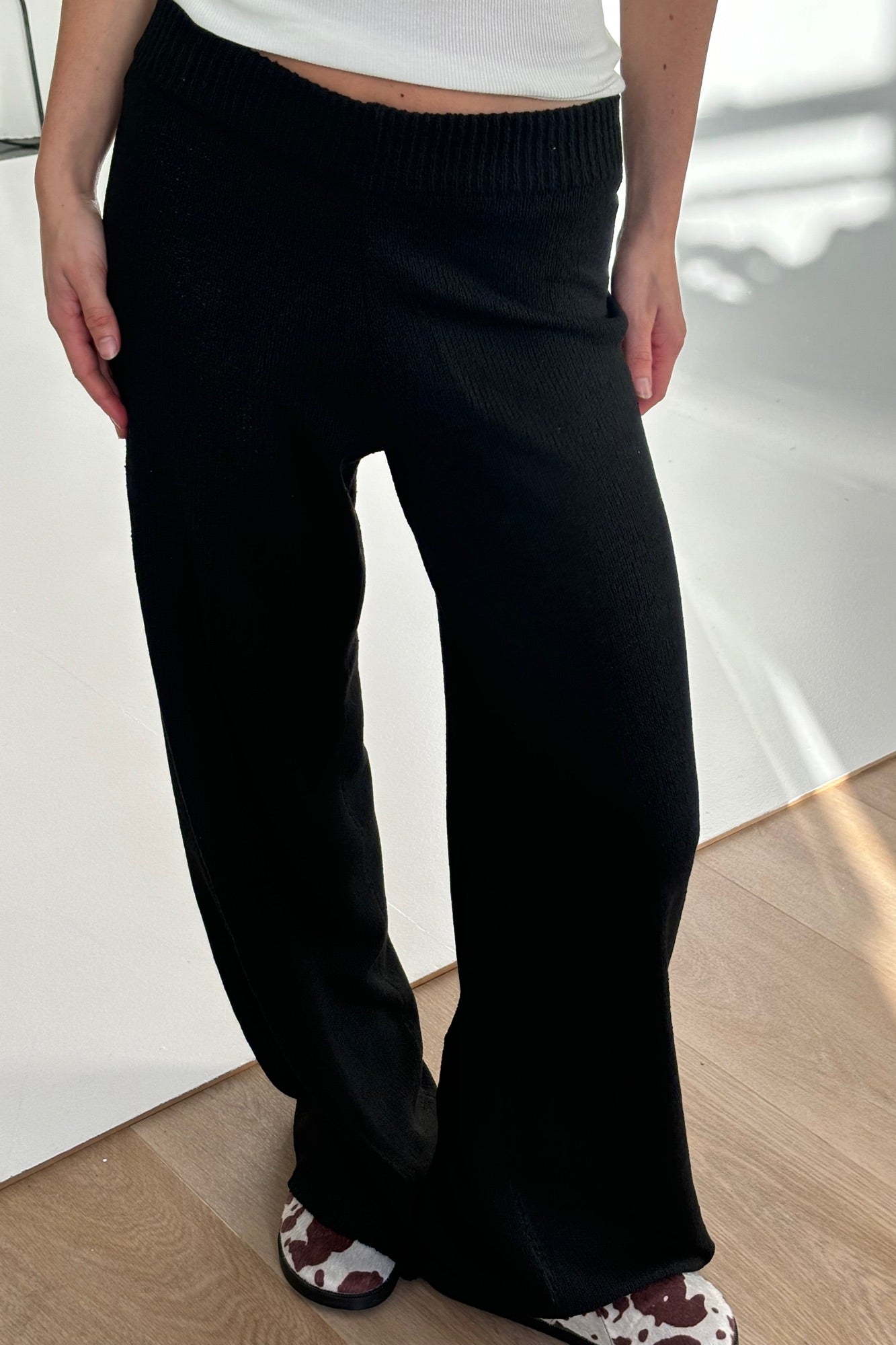 Jen Knit Pant Black