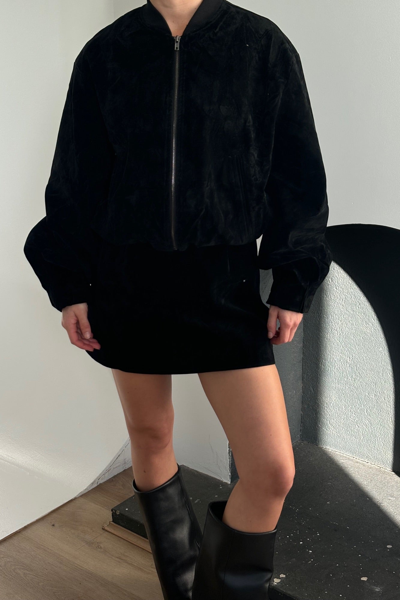 Clara Mini Skirt Black