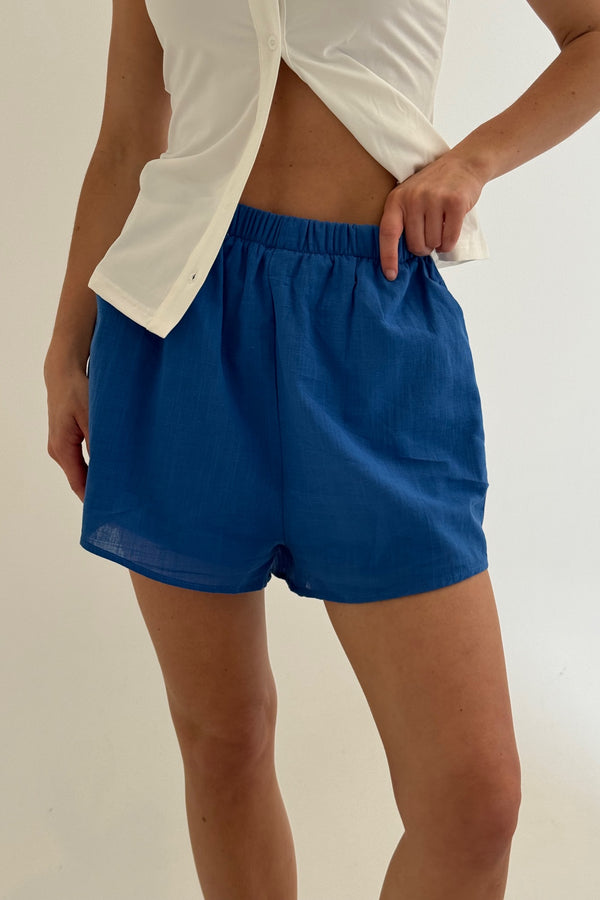 Ronnie Racer Shorts Blue