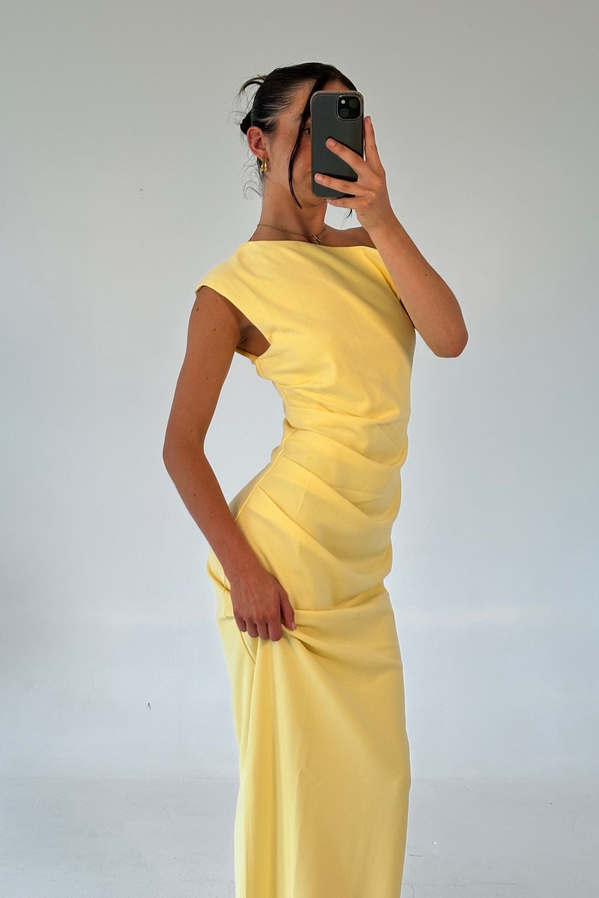 Mika Maxi Dress Lemon