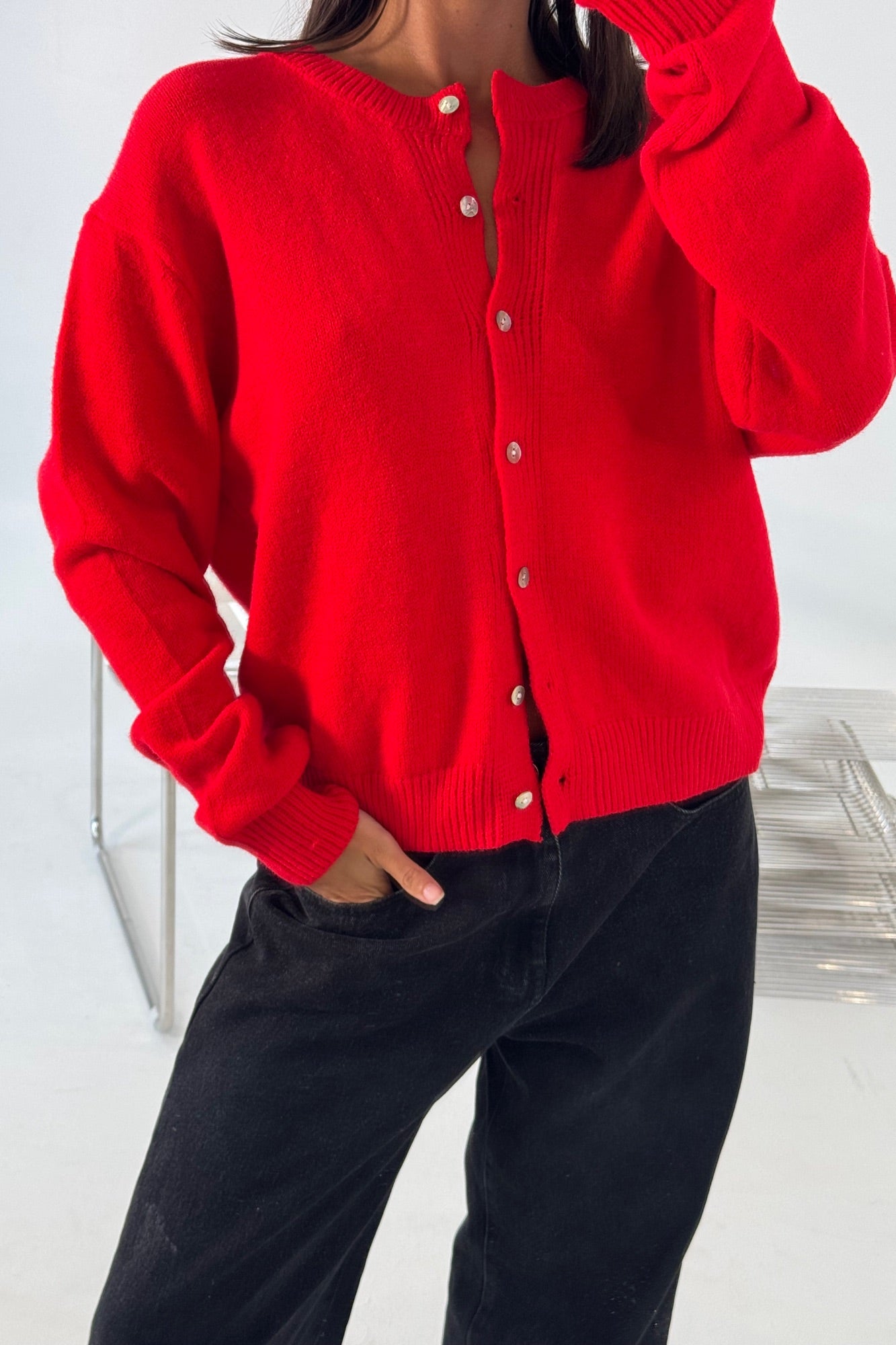 Maisha Knit Red