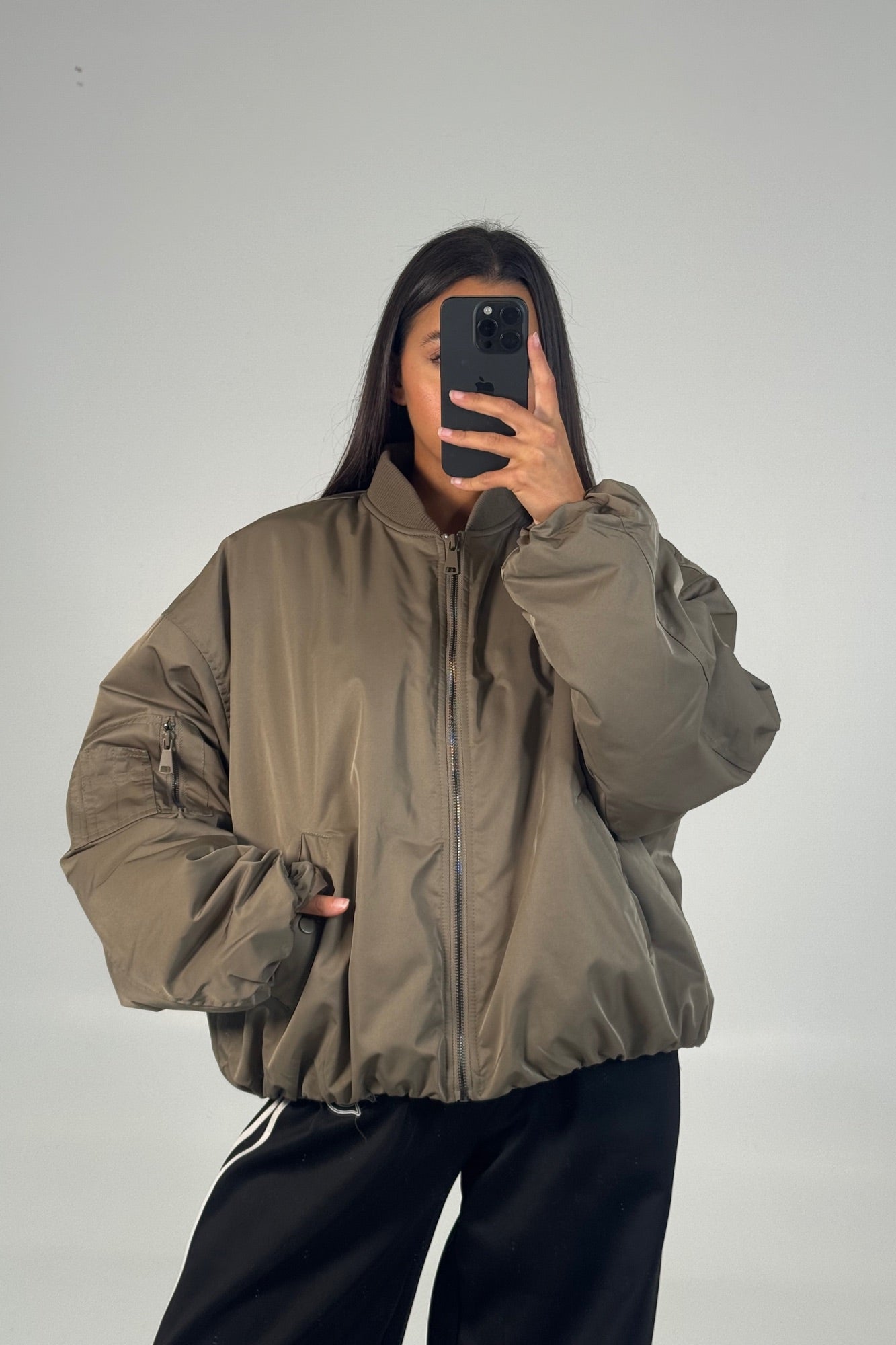 Dua Bomber Jacket Khaki