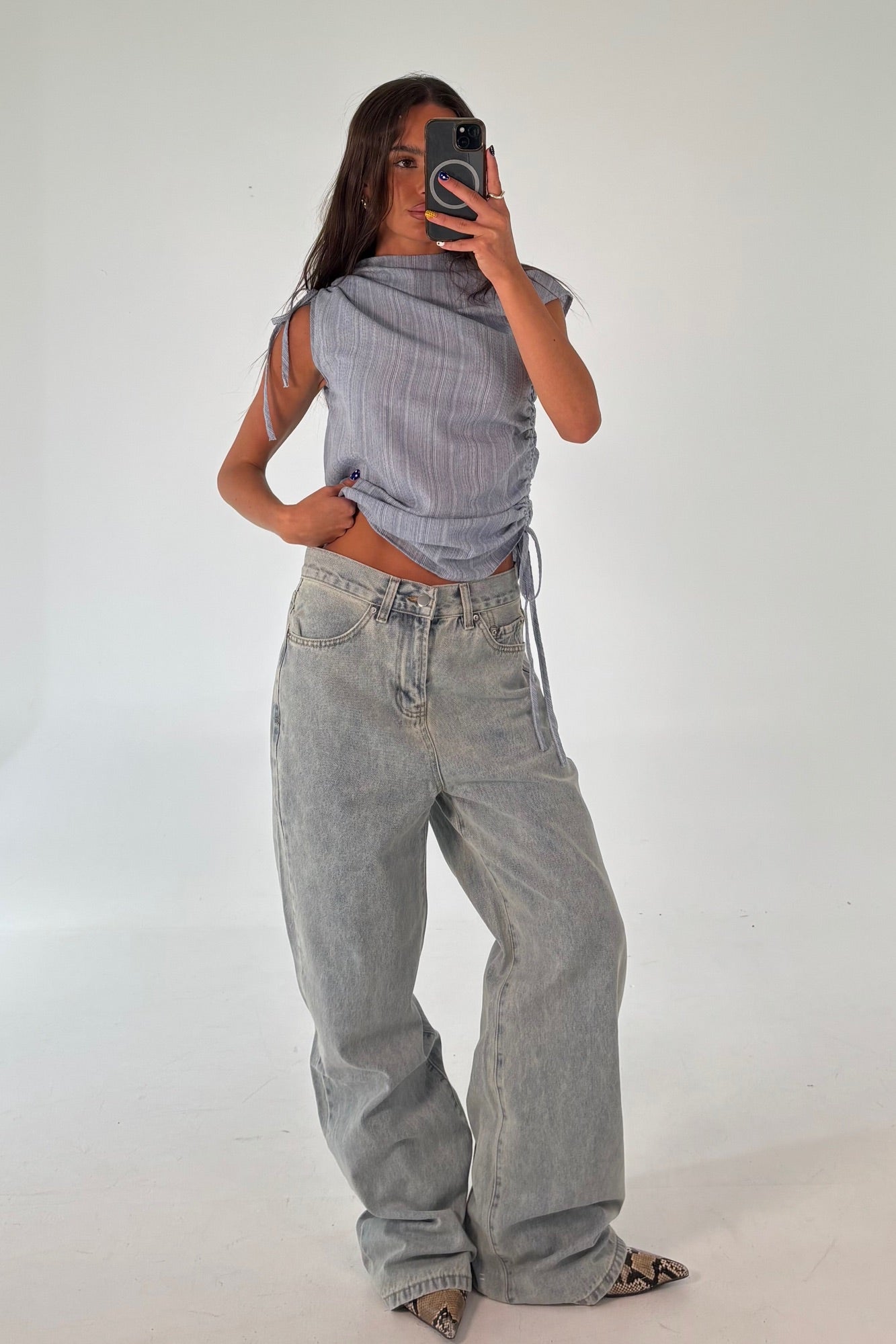 Albie Jean Vintage Blue