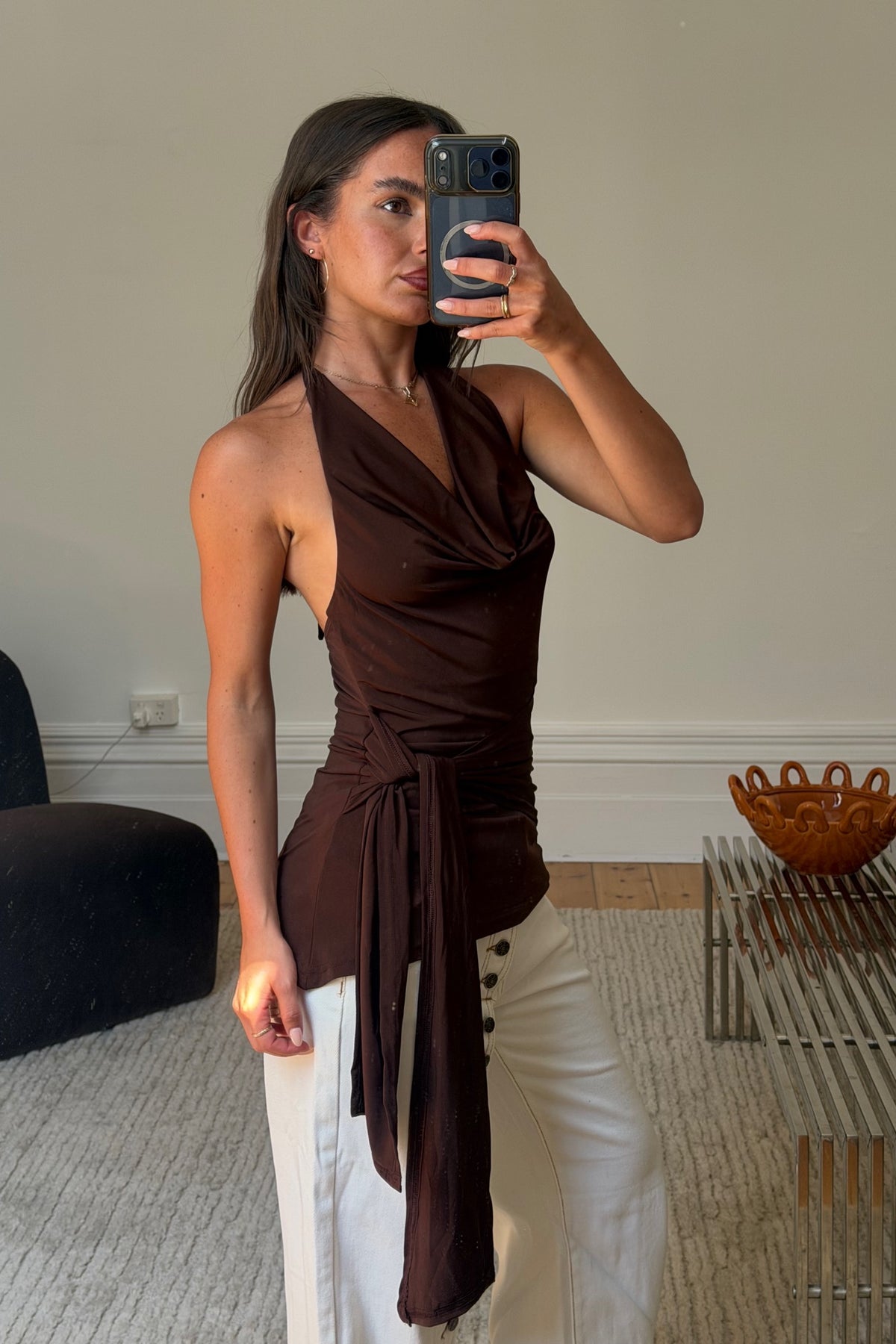 Viola Halter Chocolate