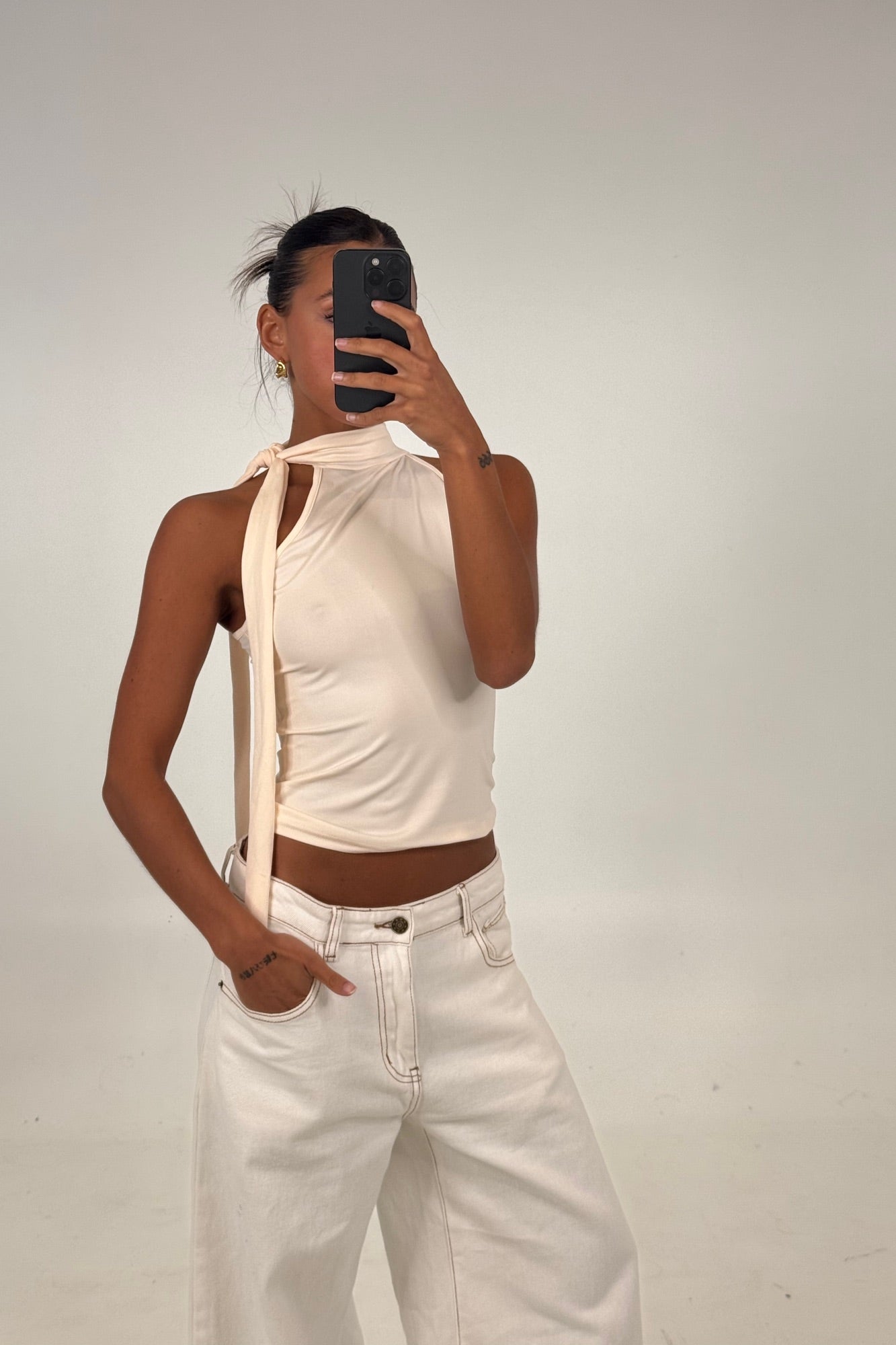Xanthi Top Beige