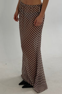 Arianne Maxi Skirt Brown