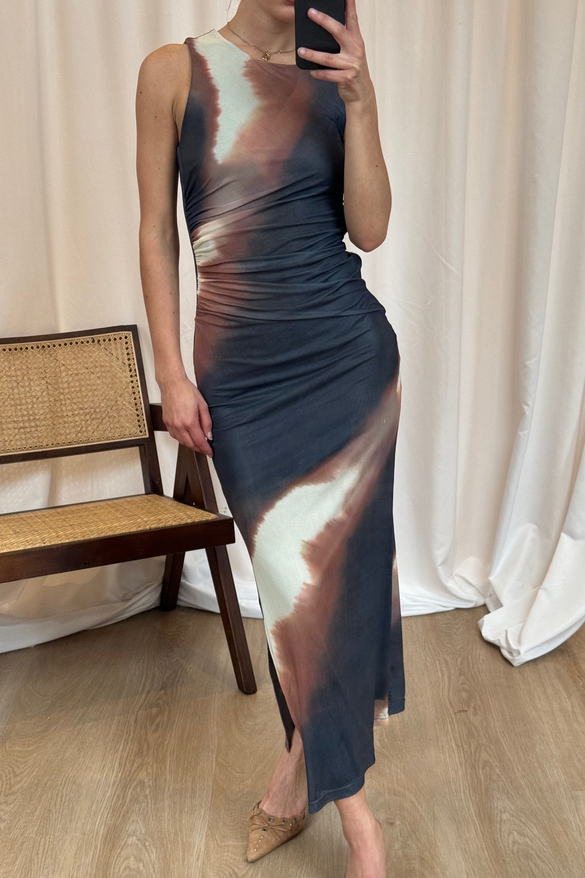 Gabby Midi Dress Mars