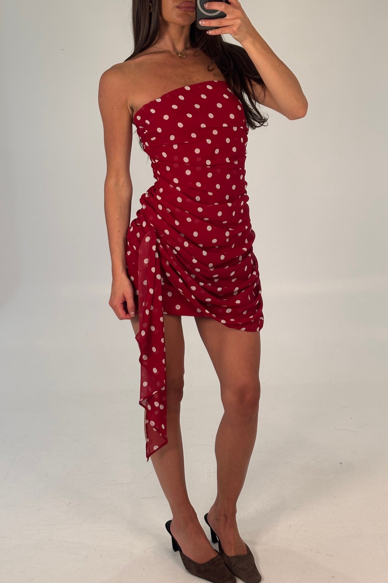 Charley Mini Dress Wine