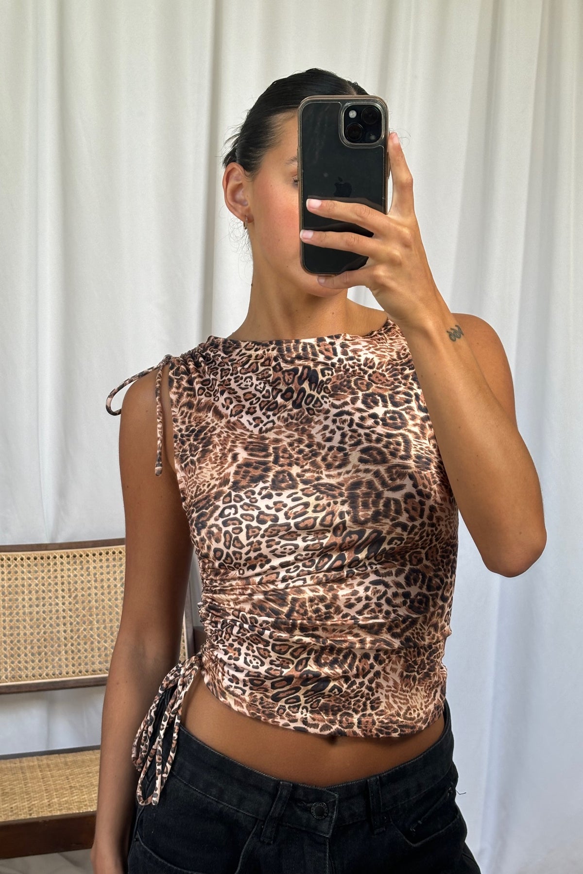 Rommy Top Leopard