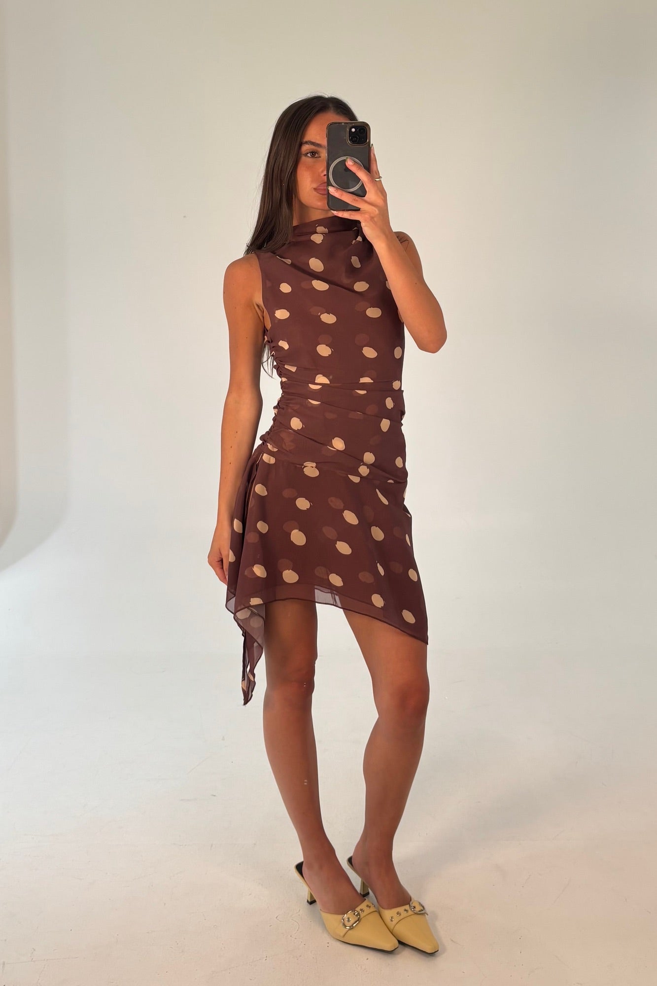 Emina Mini Dress Chocolate