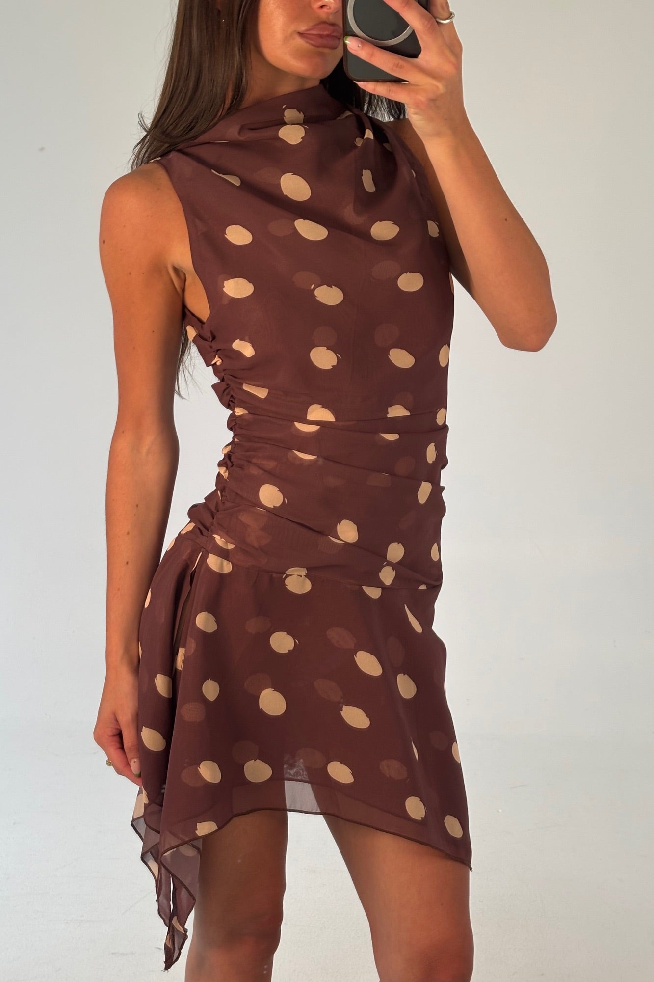 Emina Mini Dress Chocolate