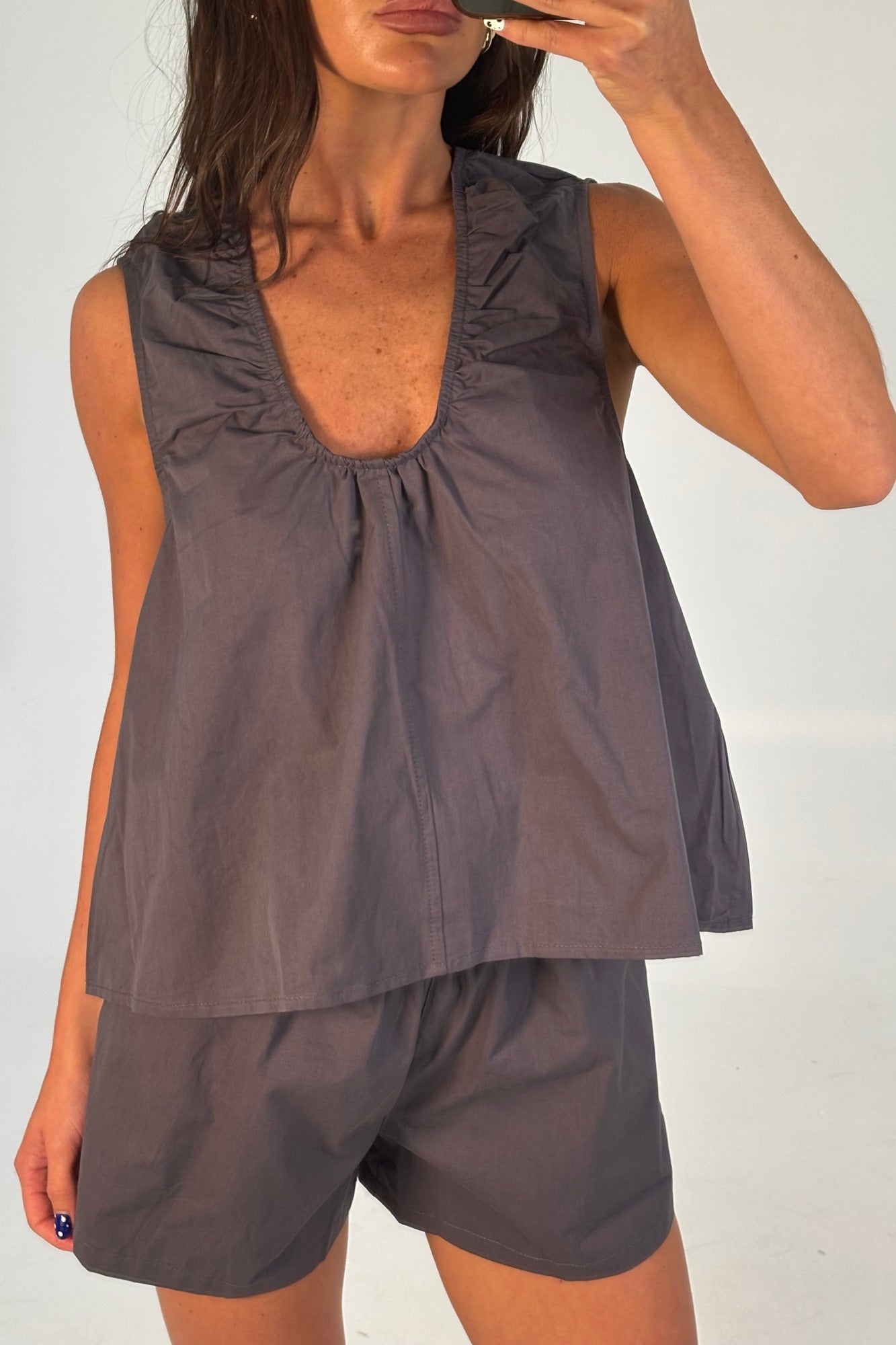 Kyla Top Charcoal