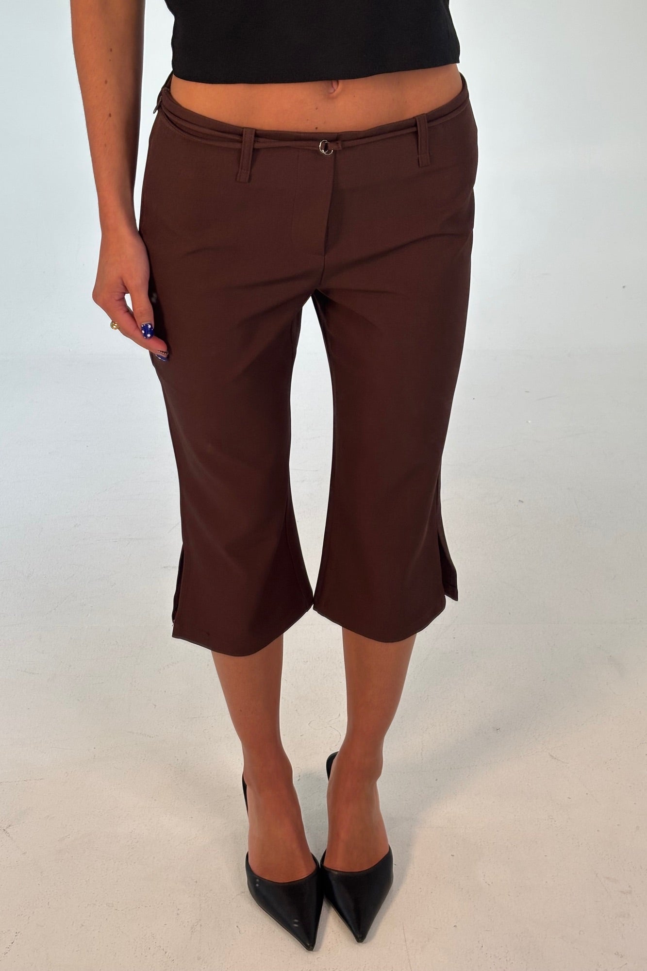 Nardia Capri Pant Chocolate