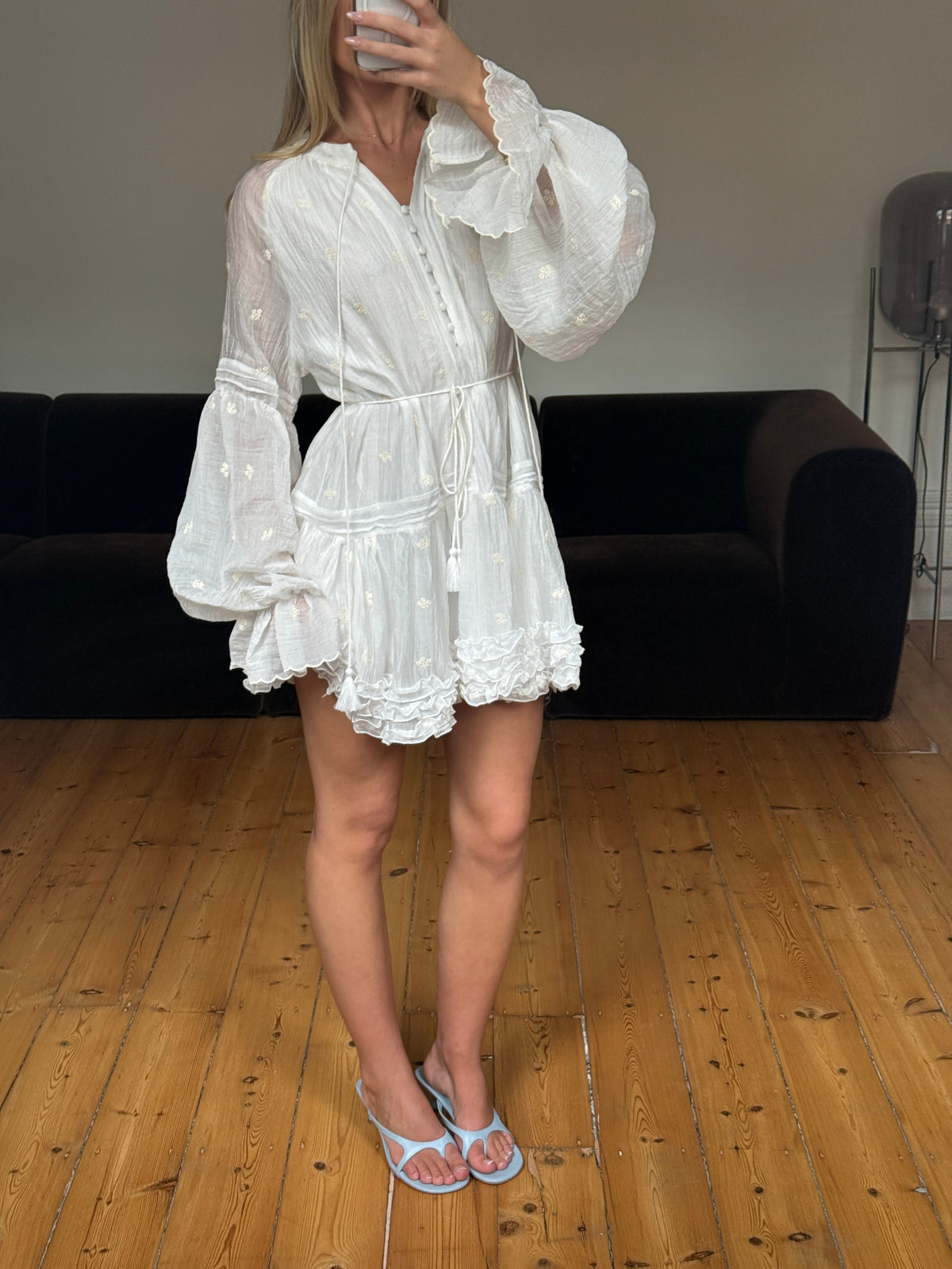 Celina Mini Dress White