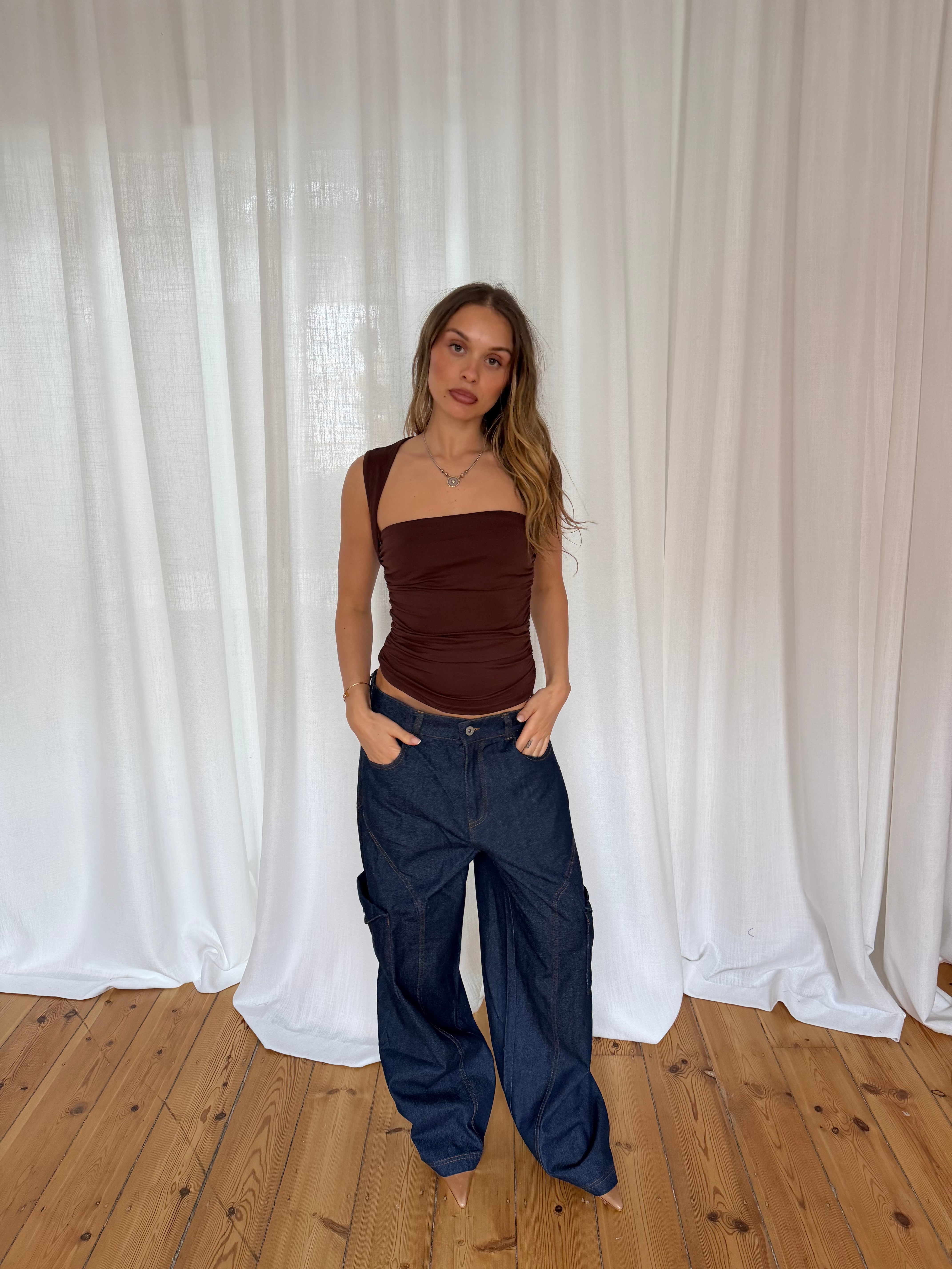 Mila Top Brown
