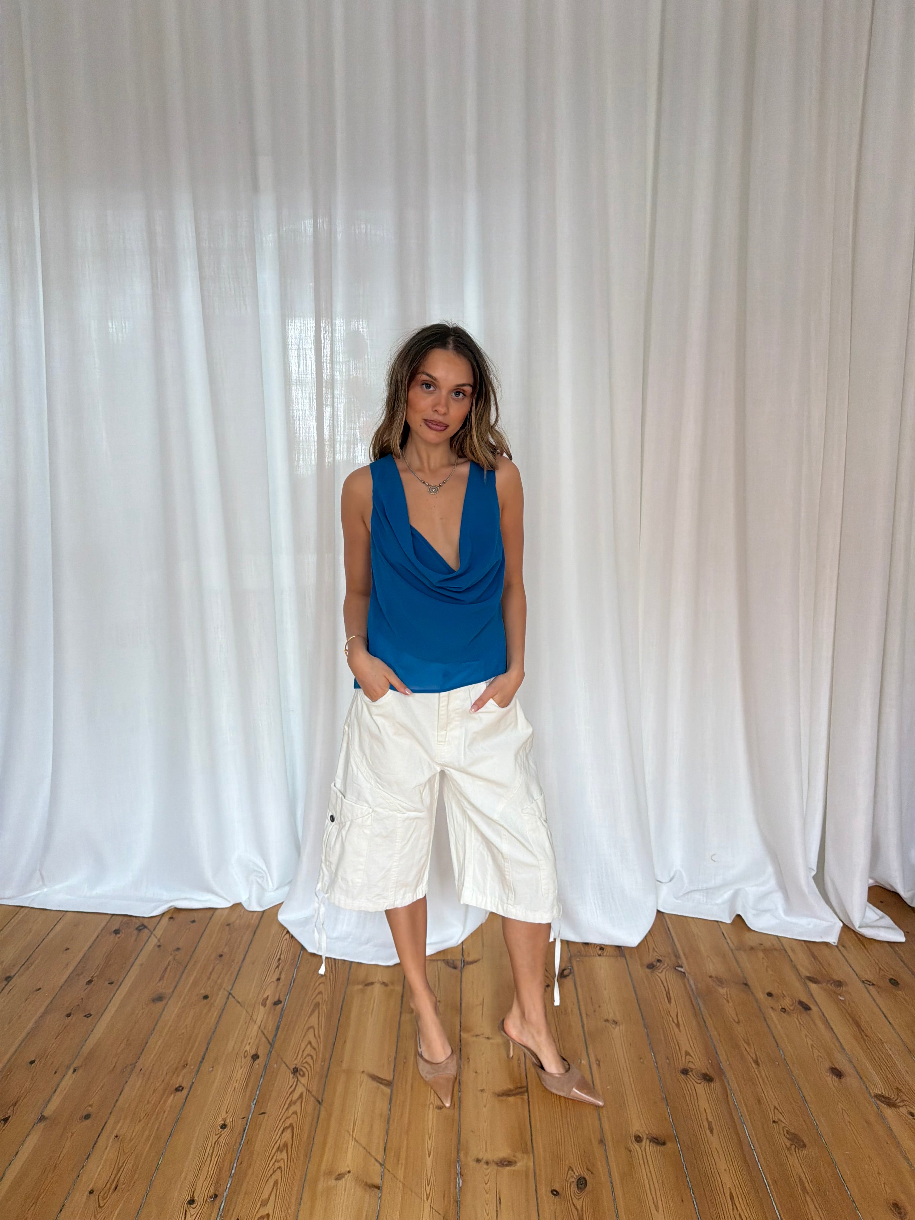 Annie Cargo Short White