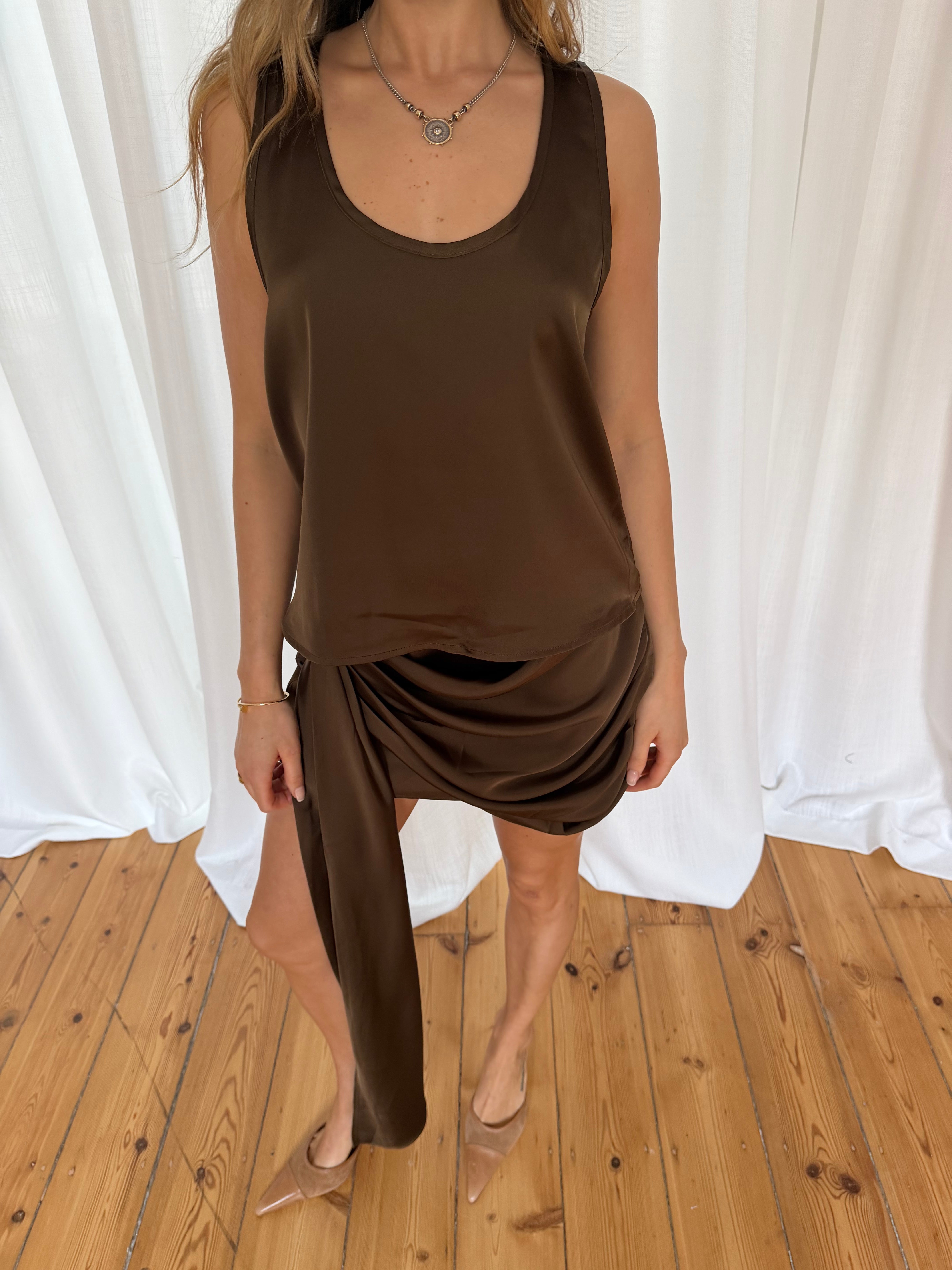 Liberty Skirt Chocolate