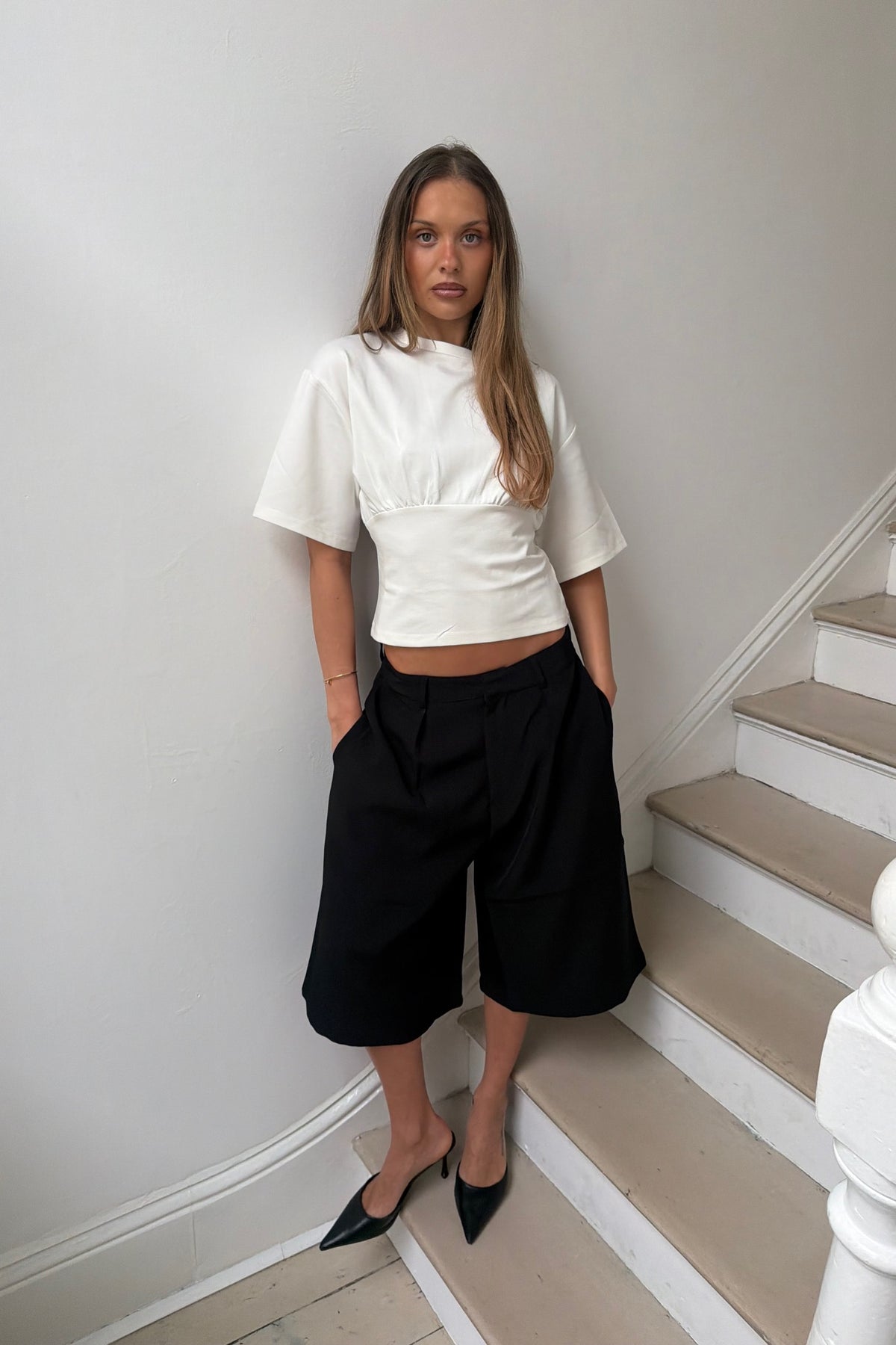 Jacinda Top White