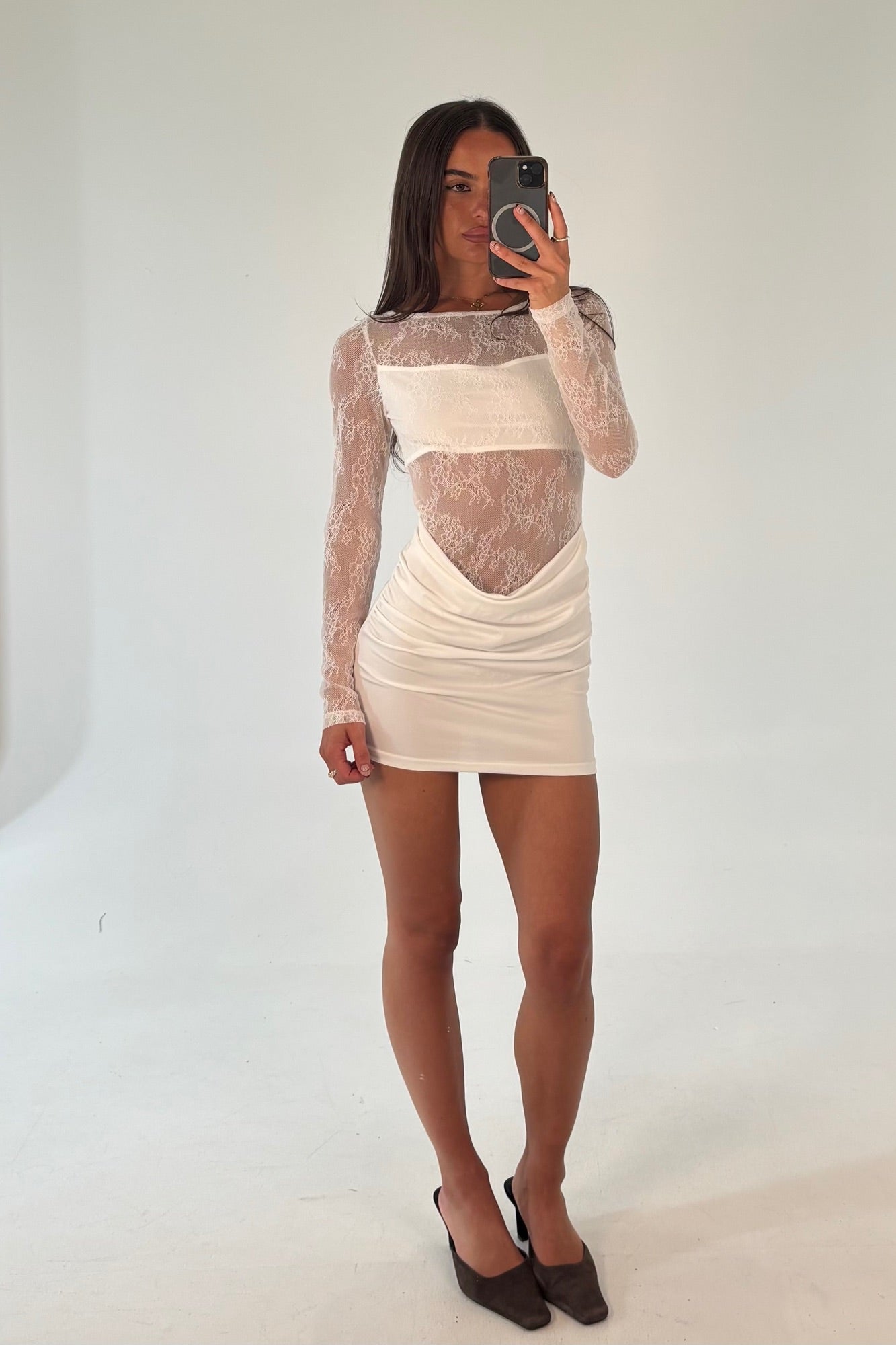 Kinsley Mini Dress White