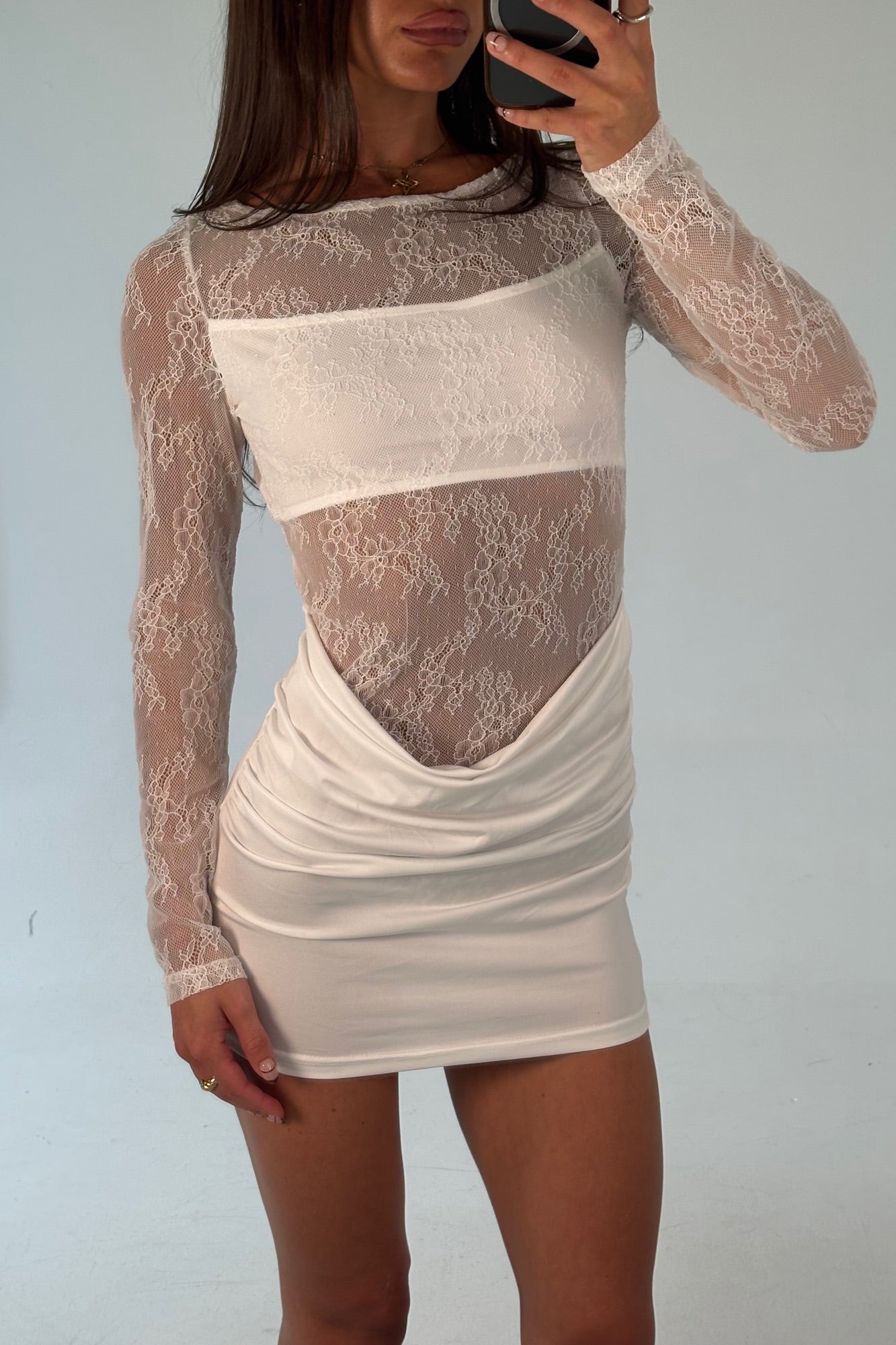 Kinsley Mini Dress White