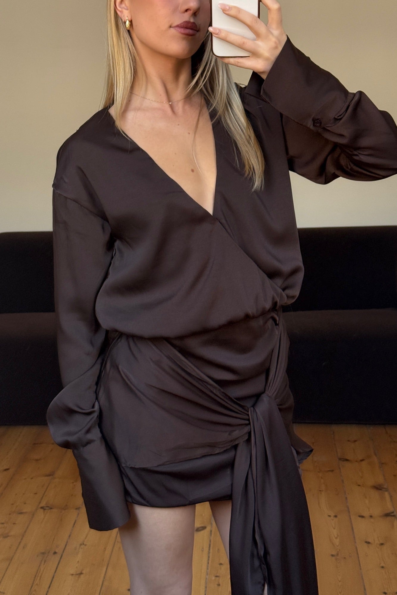 Cordelia Mini Dress Mocha