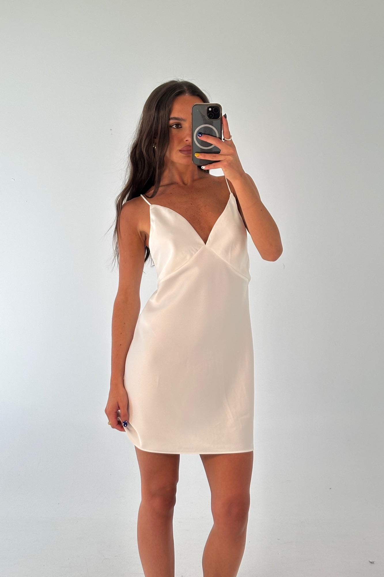 Belly Mini Dress White