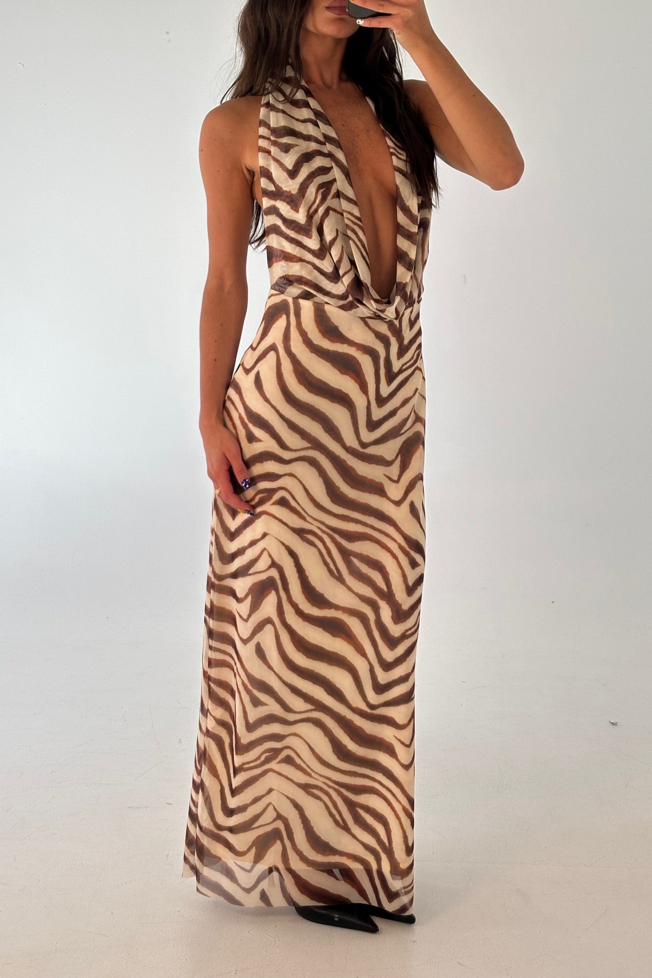 Josie Maxi Dress Brown