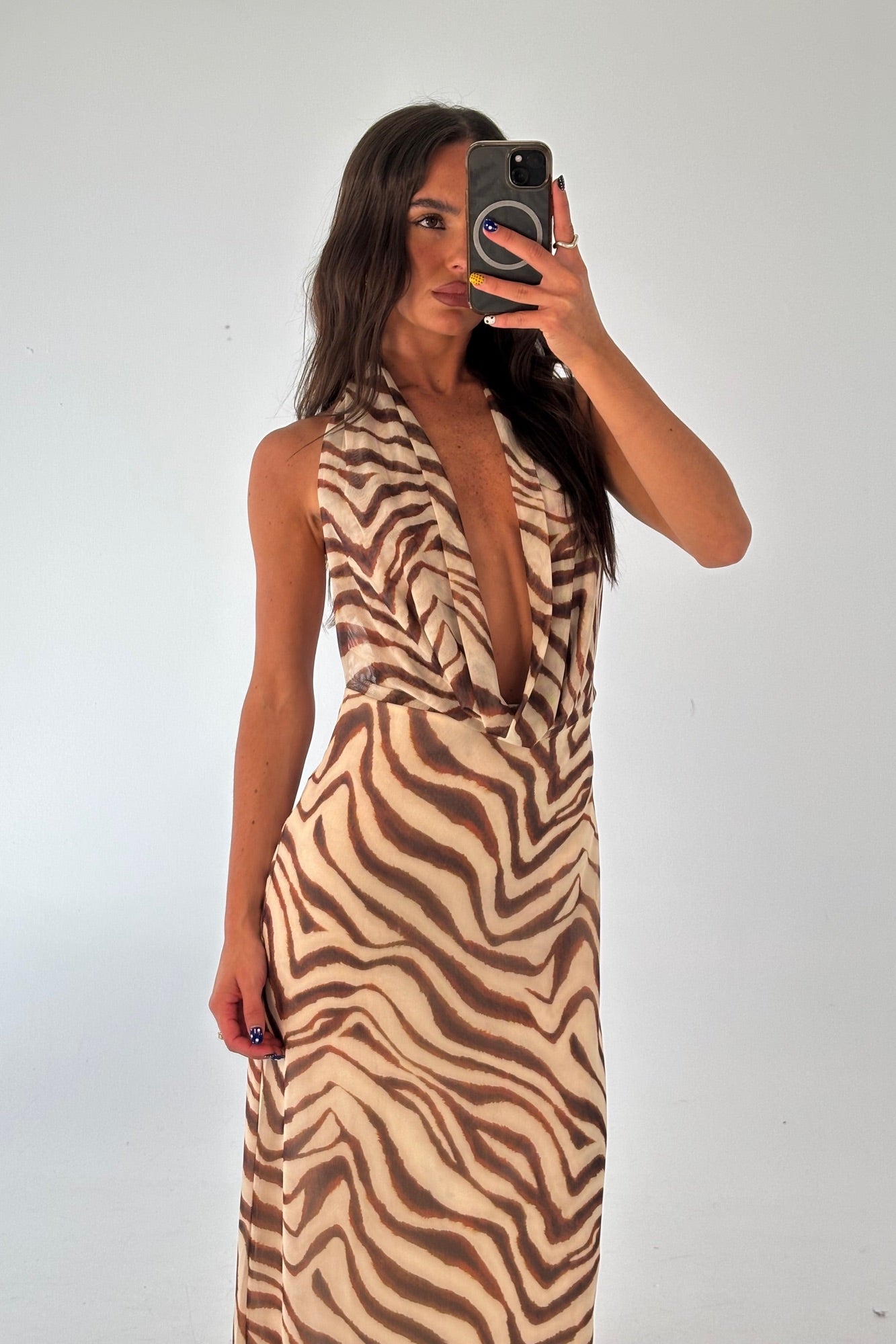 Josie Maxi Dress Brown