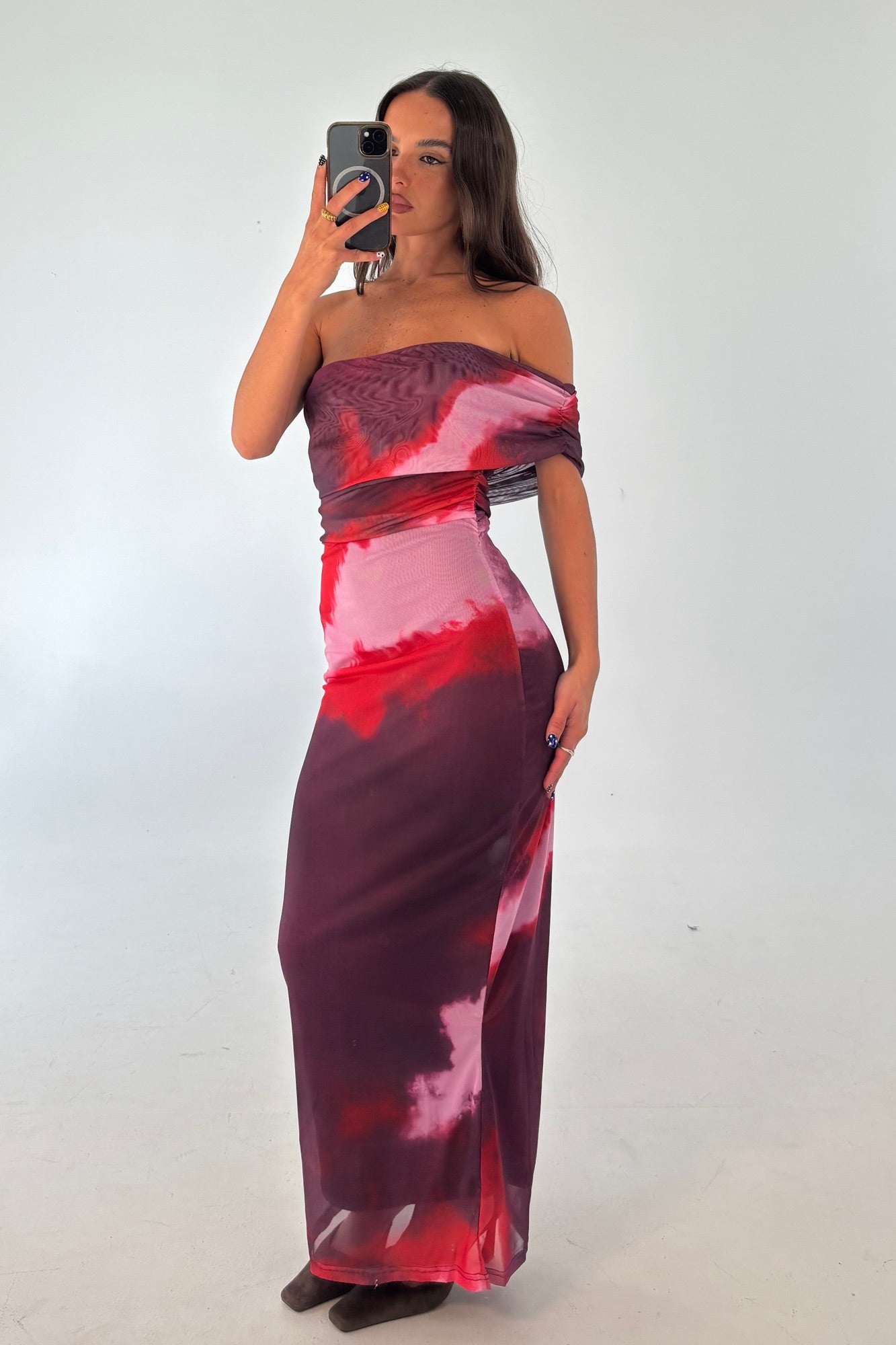 Paros Maxi Dress Berry