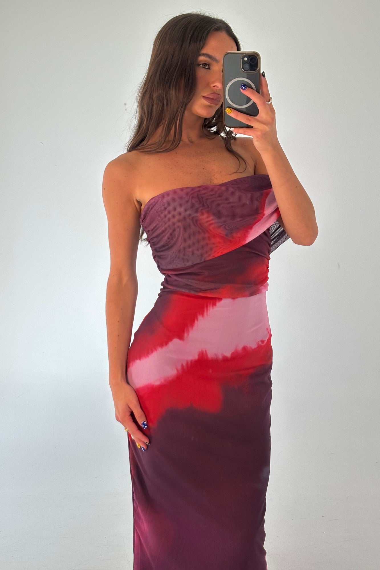 Paros Maxi Dress Berry