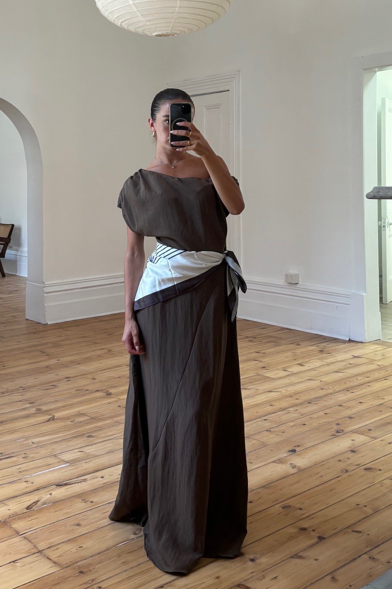 Vail Maxi Dress Chocolate