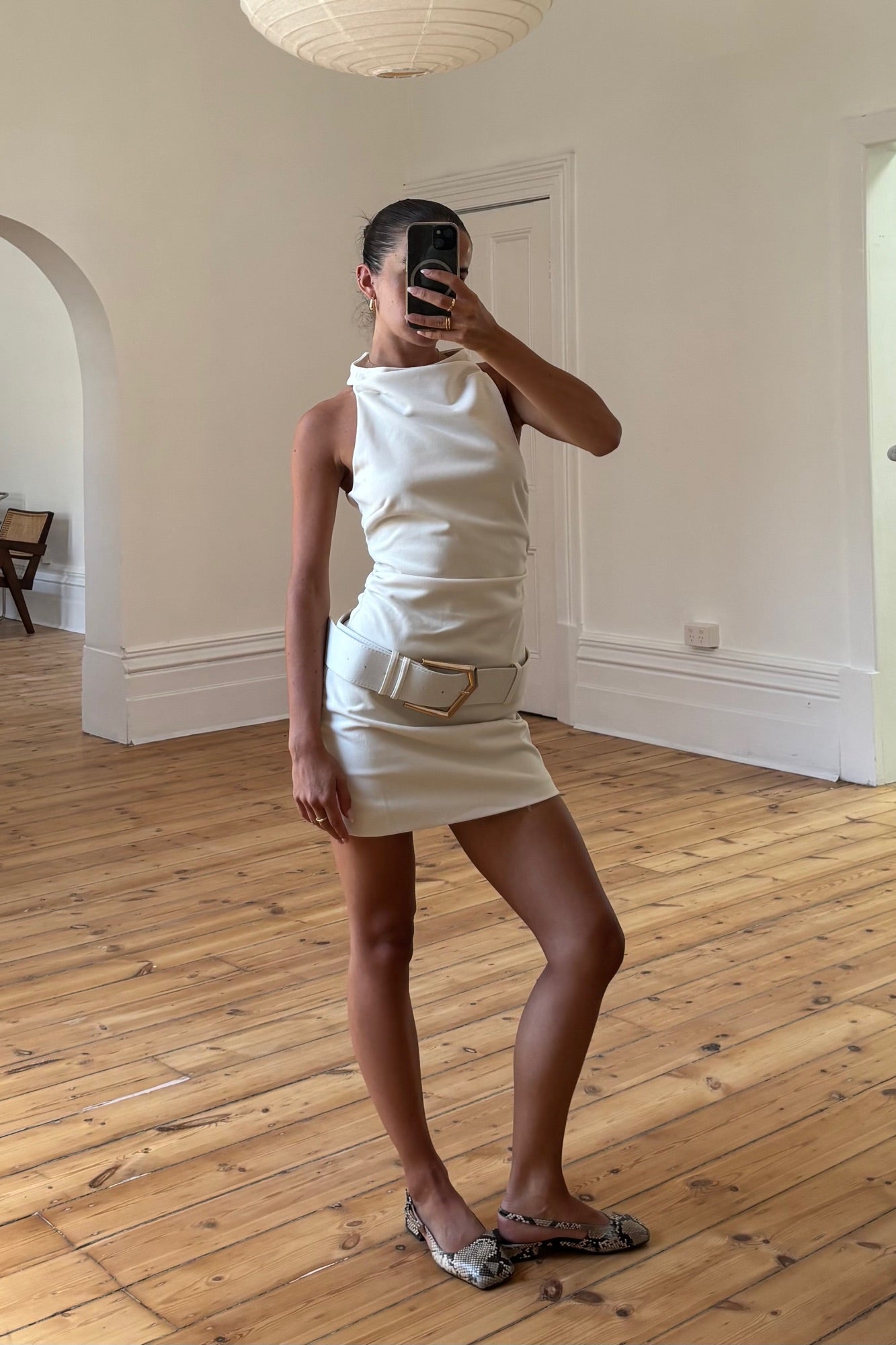 Austin Mini Dress Cream