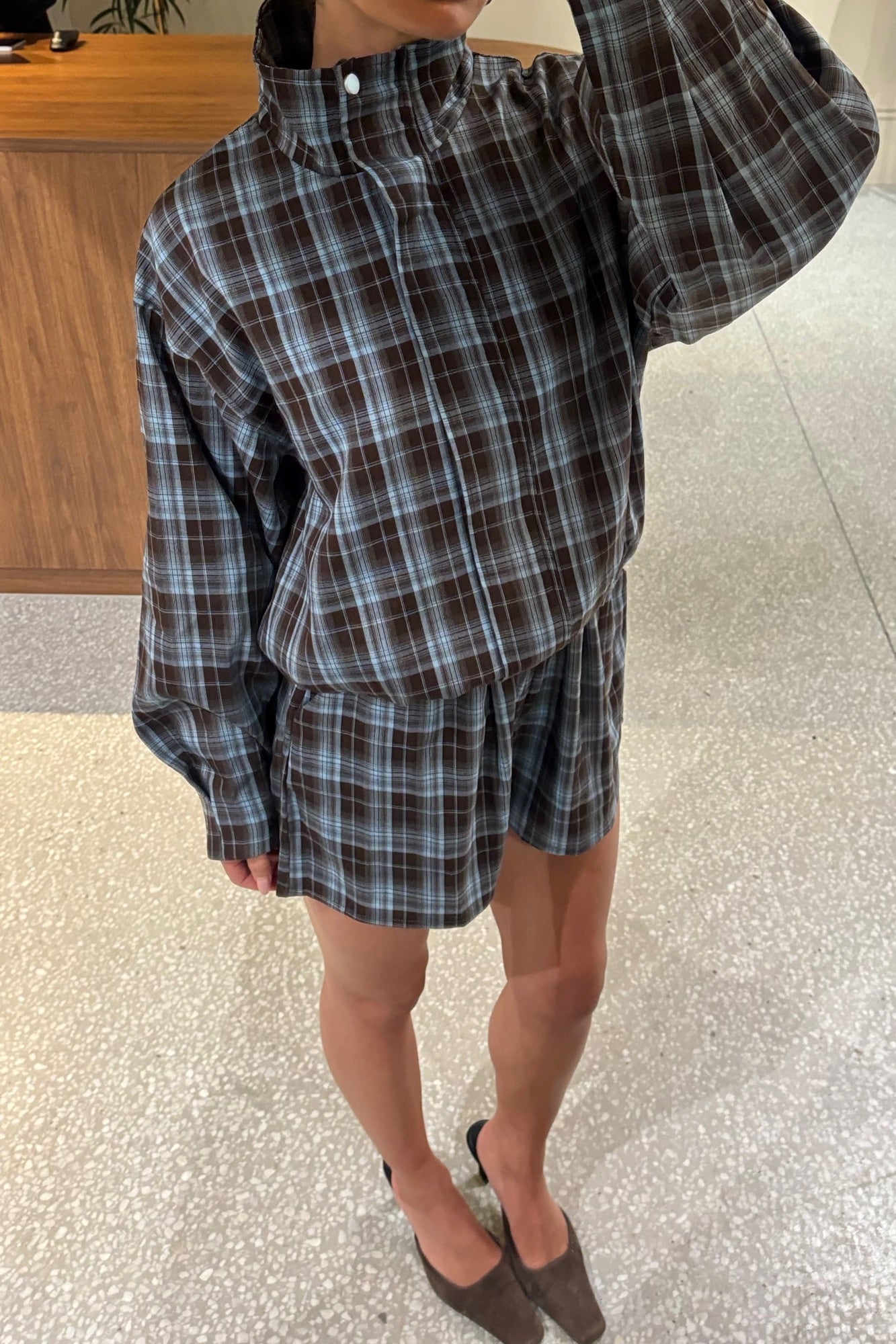 Elena Set Plaid