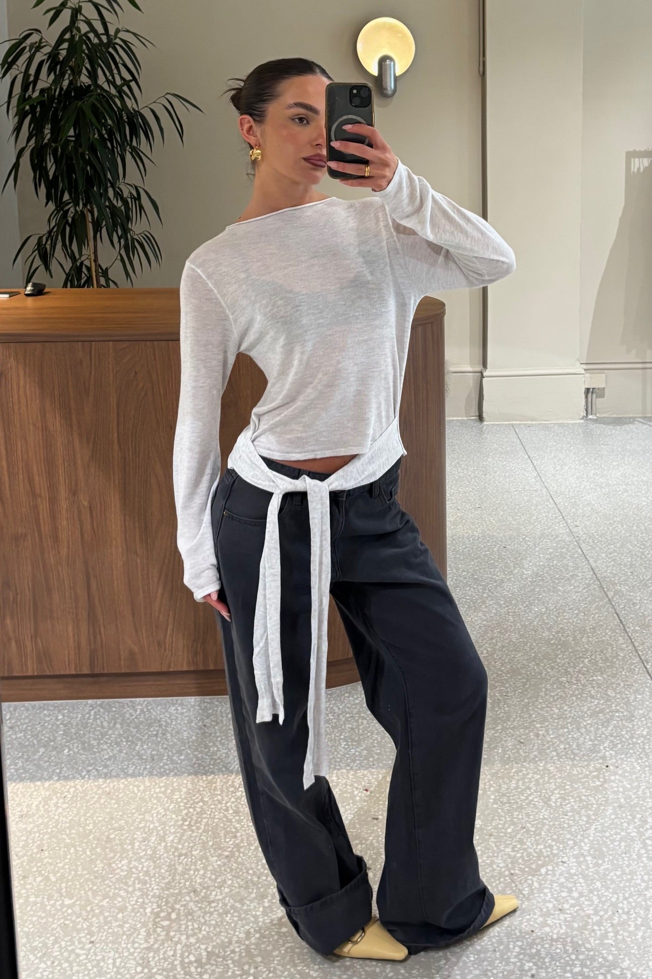 Natalia Long Sleeve White