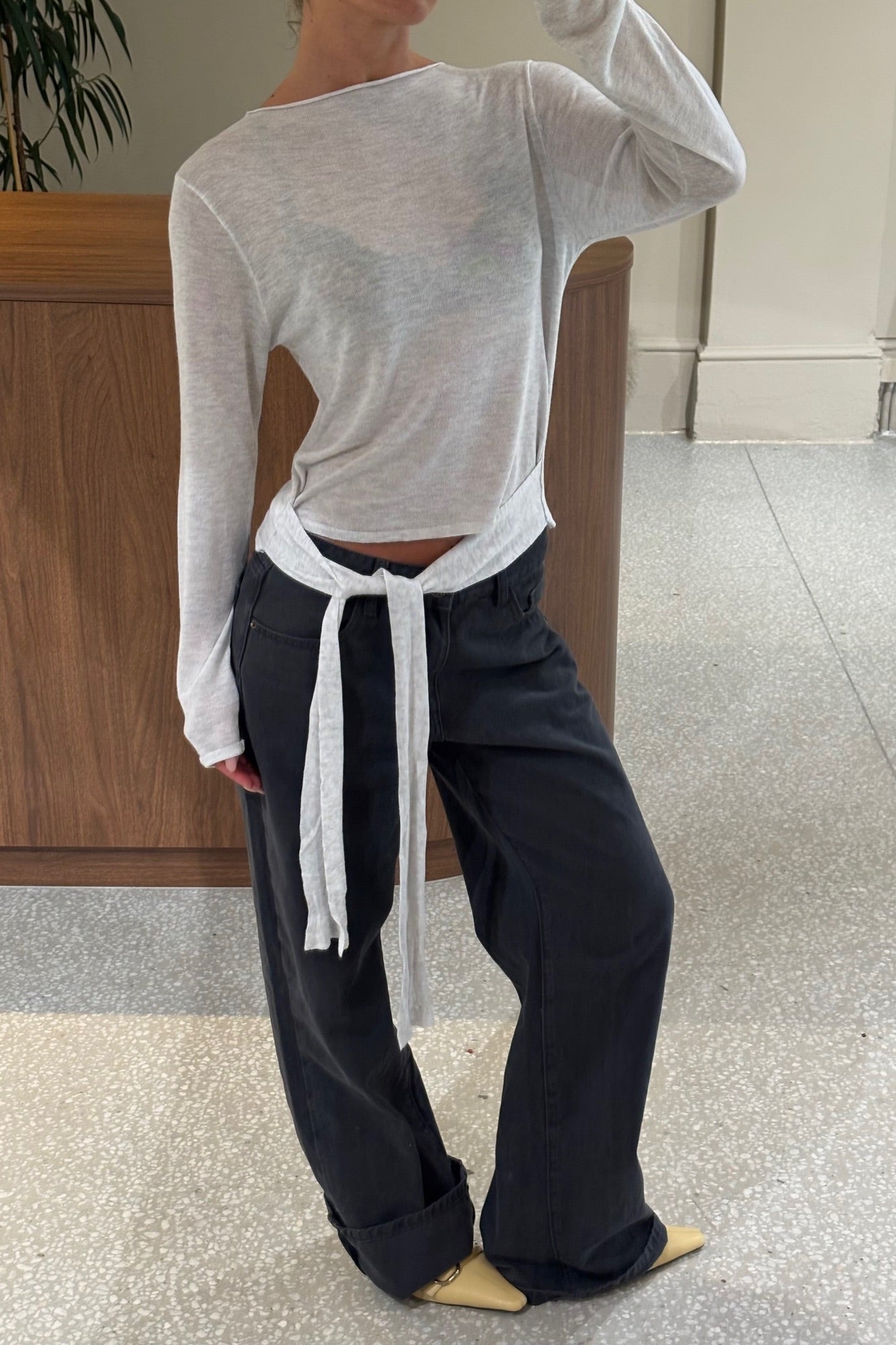 Natalia Long Sleeve White