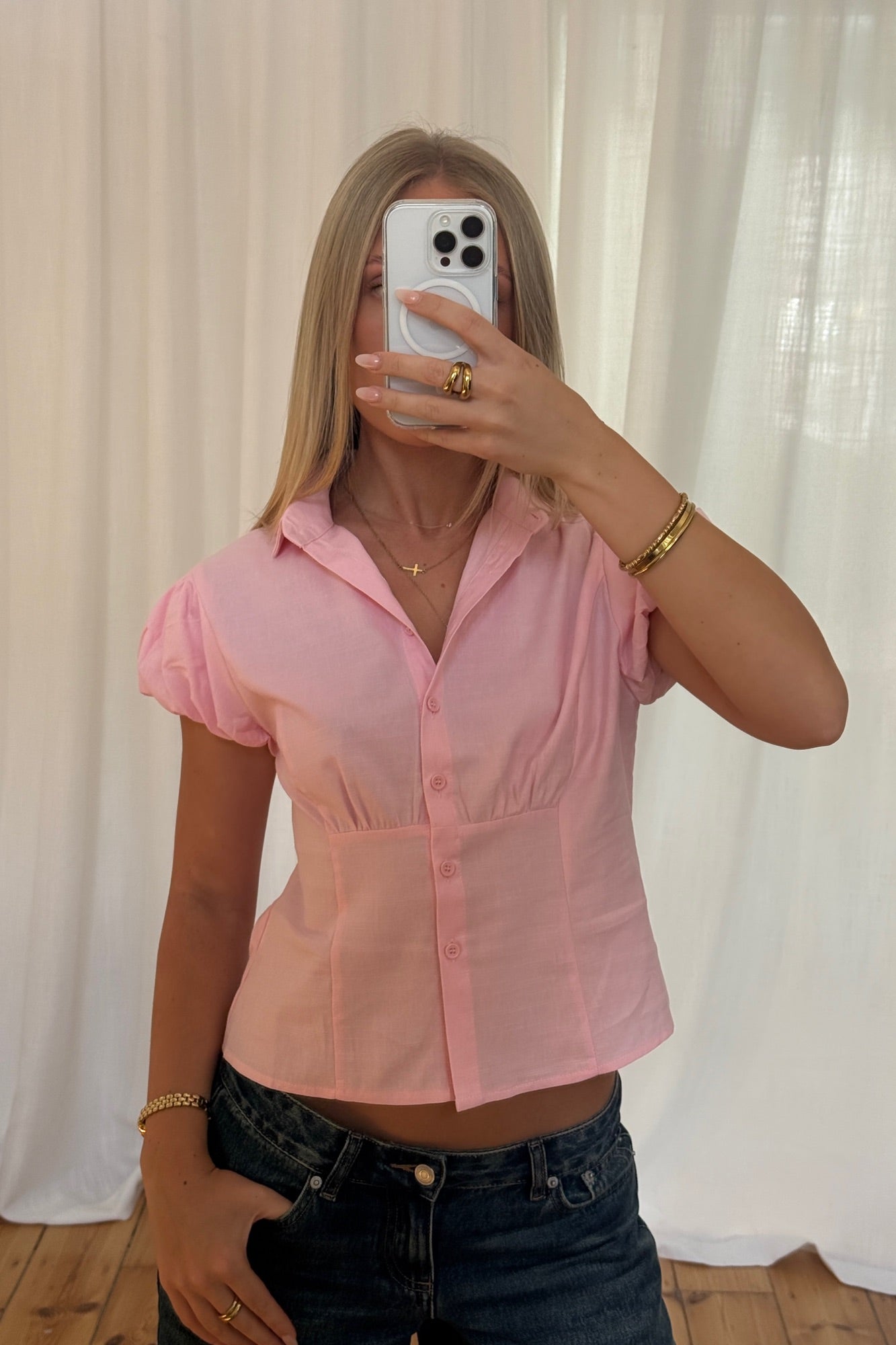 Skylar Short Sleeve Shirt Candy