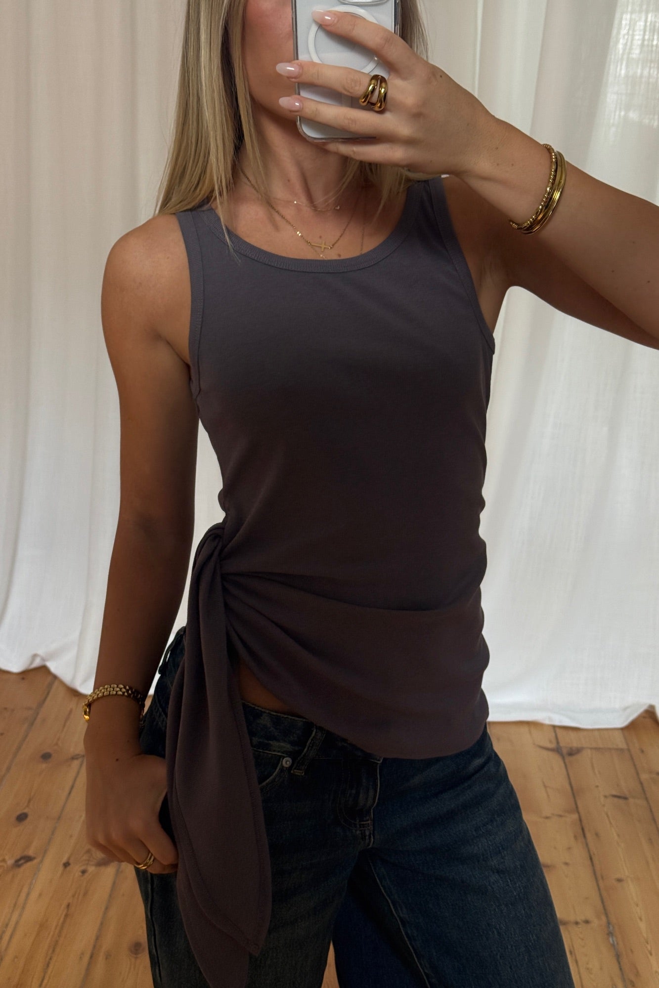 Rebecca Tank Grey
