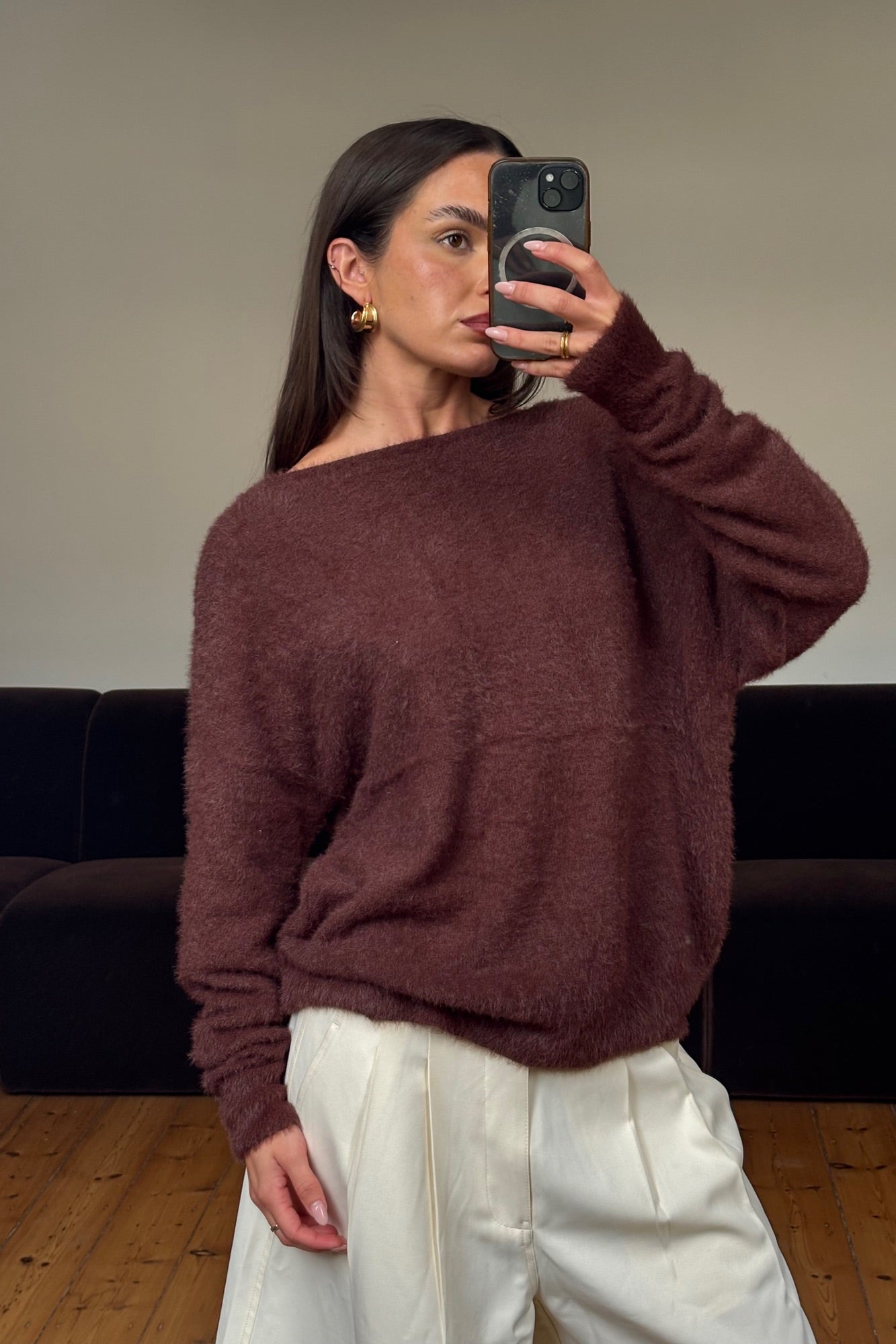 Lennox Jumper Chocolate