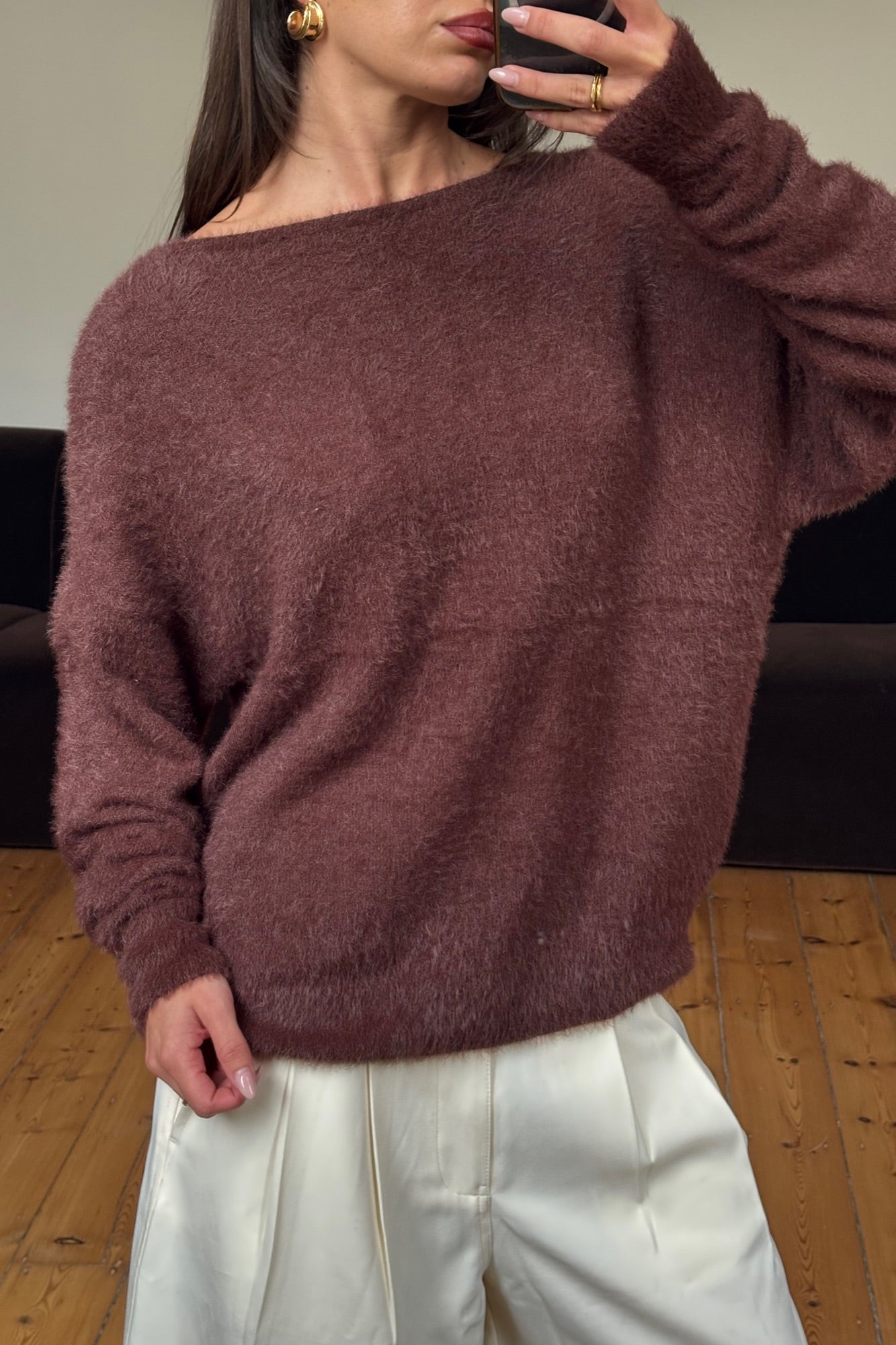 Lennox Jumper Chocolate